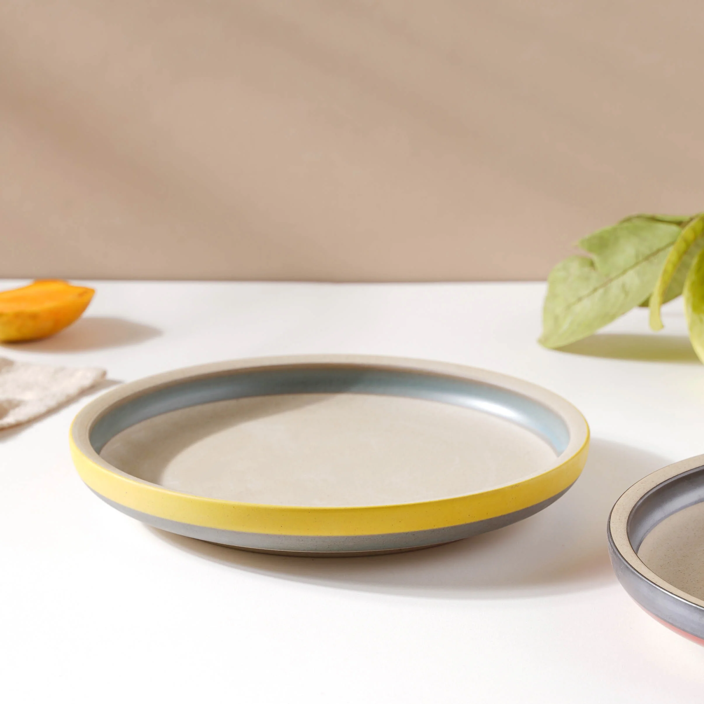Soboku Yellow Snack Plate 8 Inch - Image 2