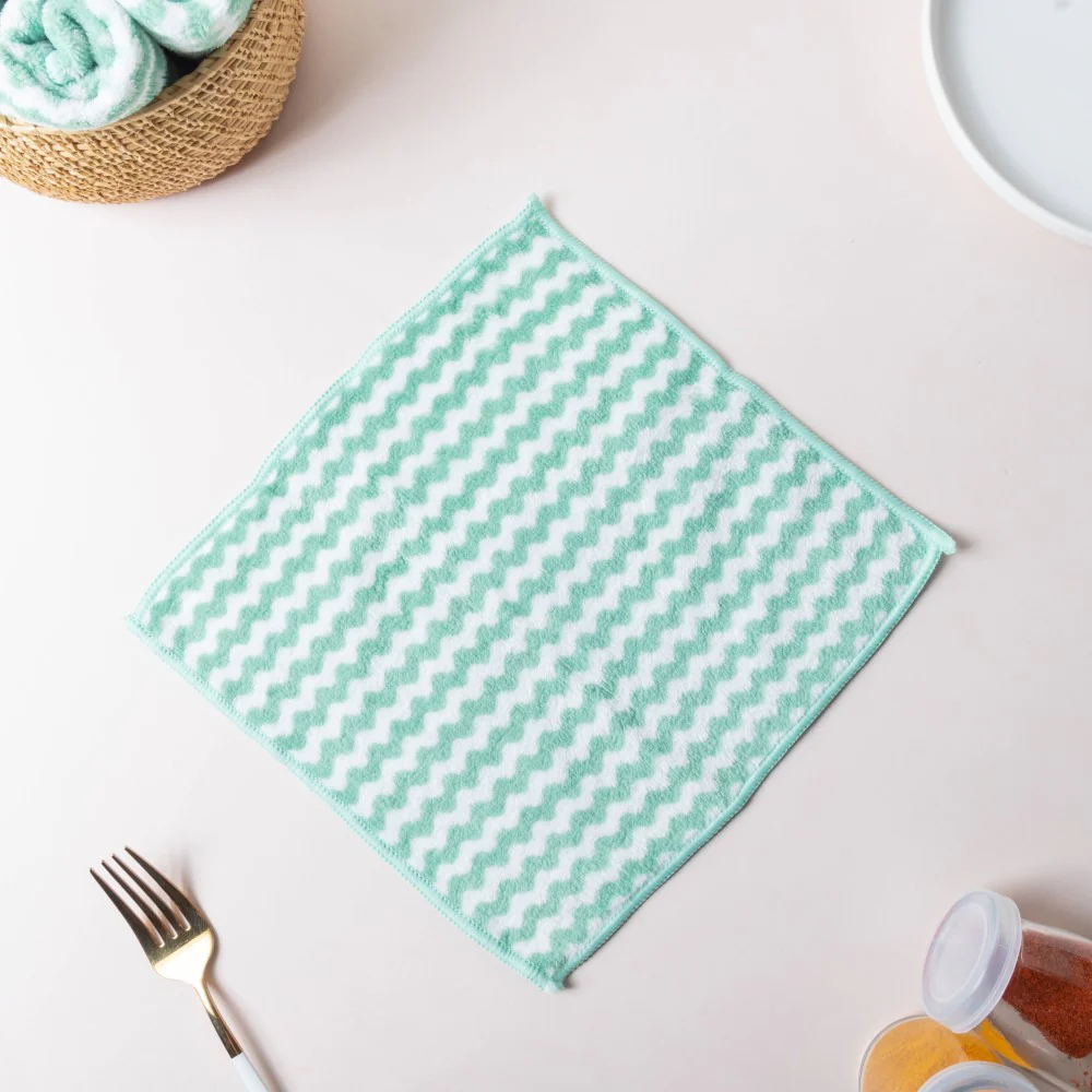 Soft Duster Cloth Green Set of 10 - Image 5