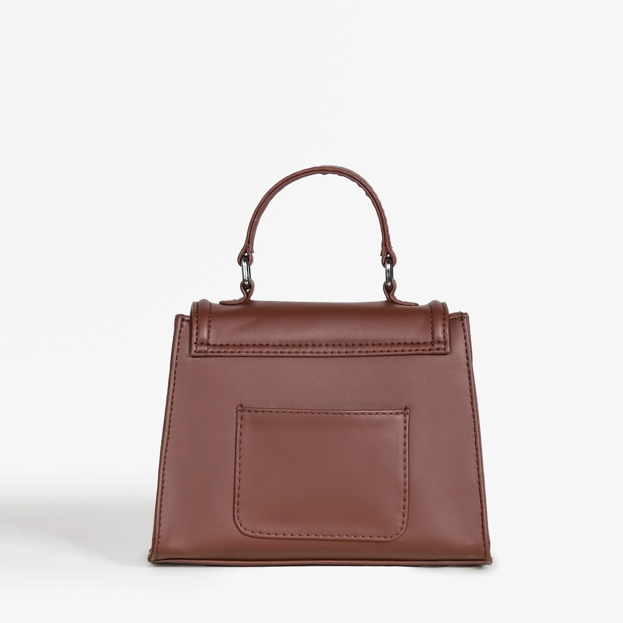 Soi Brown Handbag With Sling Strap - Image 10