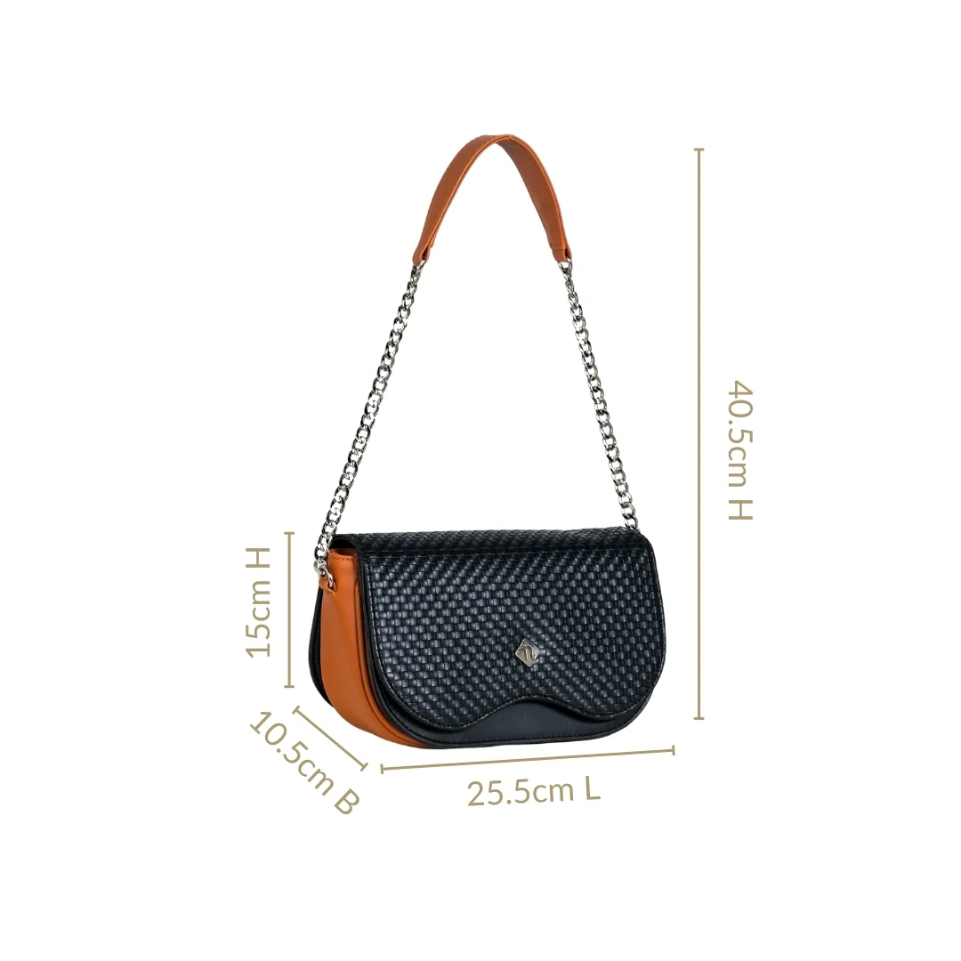 Soi Tresse Saddle Shoulder Bag - Image 4