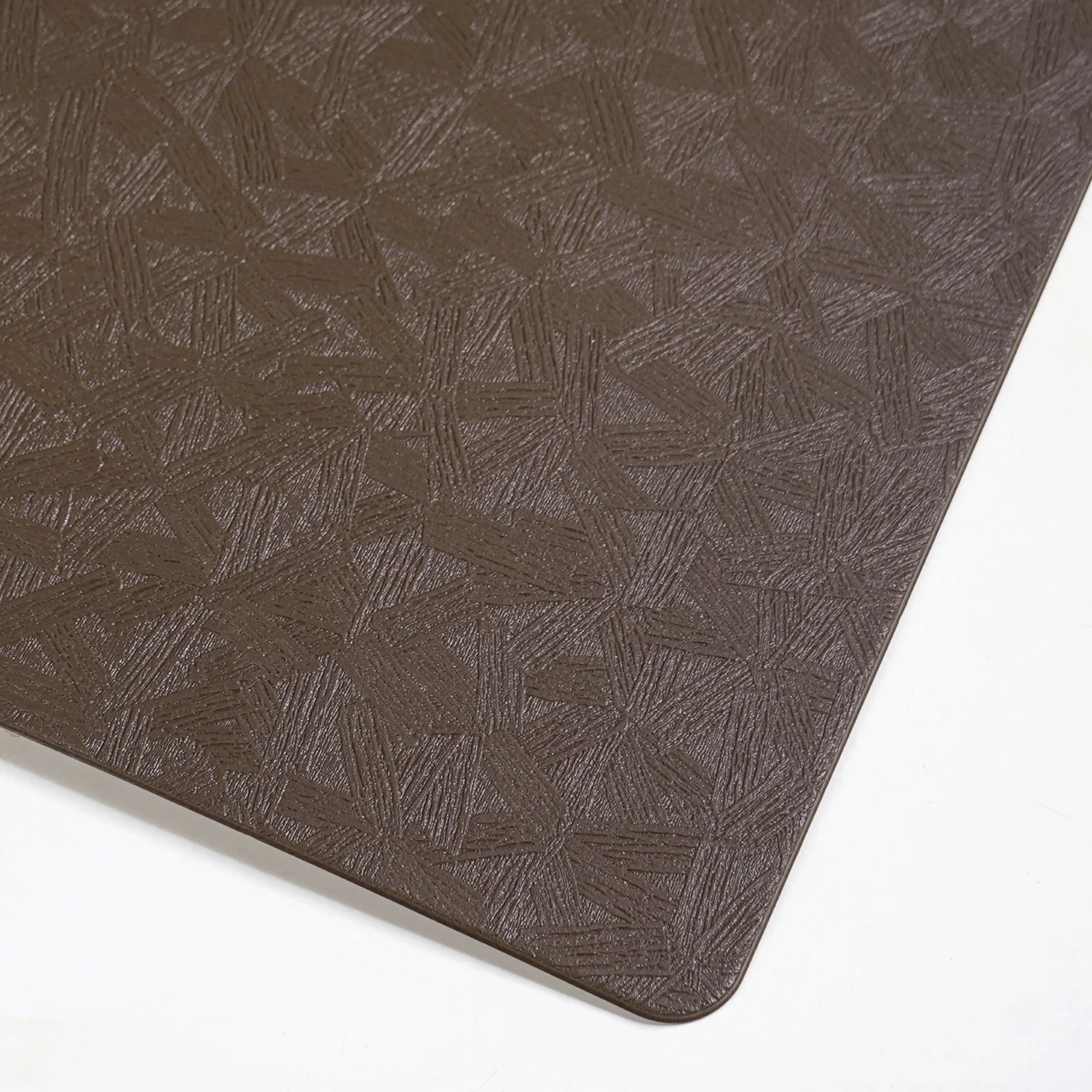Songket Pattern Brown Dinner Table Mat Set Of 6 - Image 6