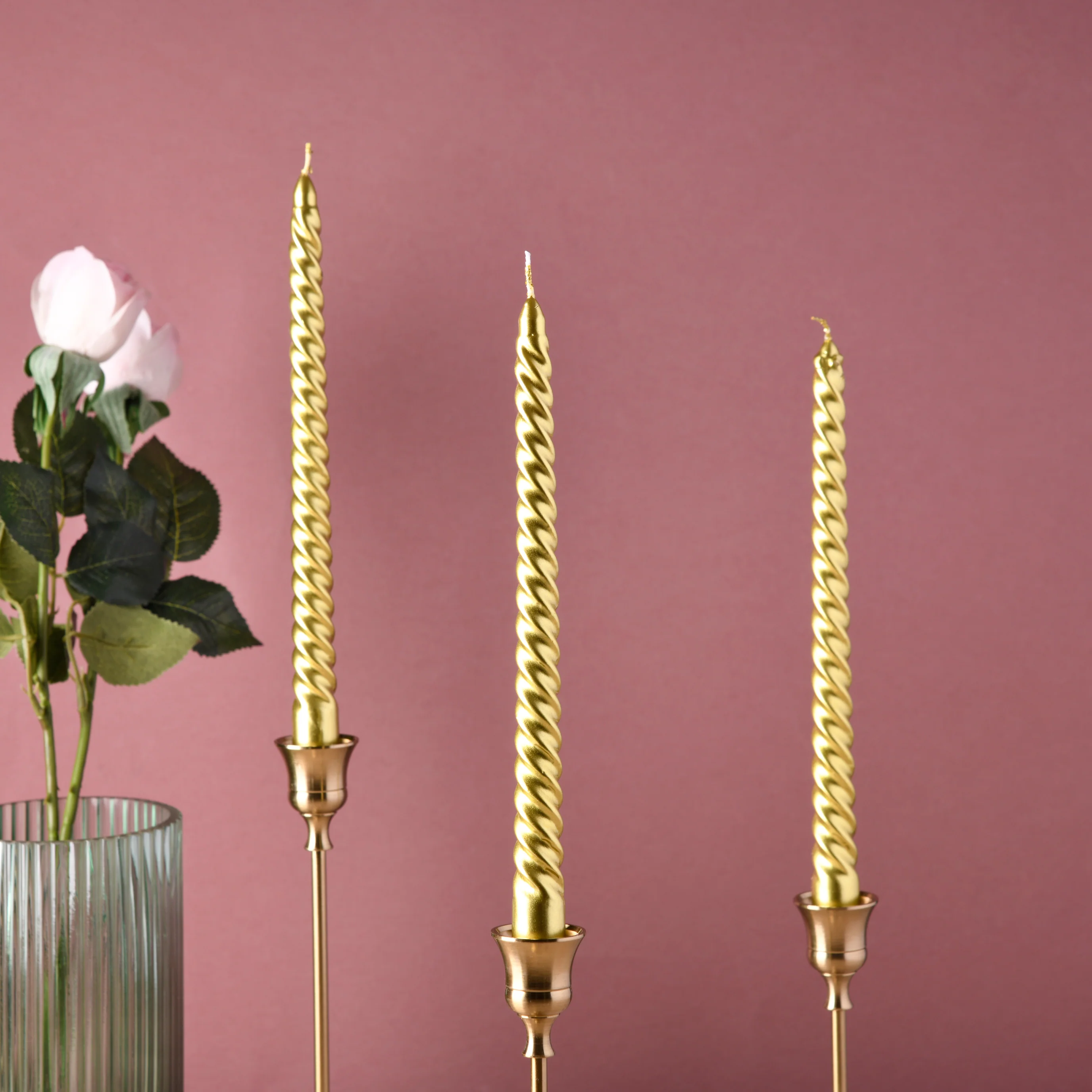 Spiral Taper Candle Set of 4 - Image 10