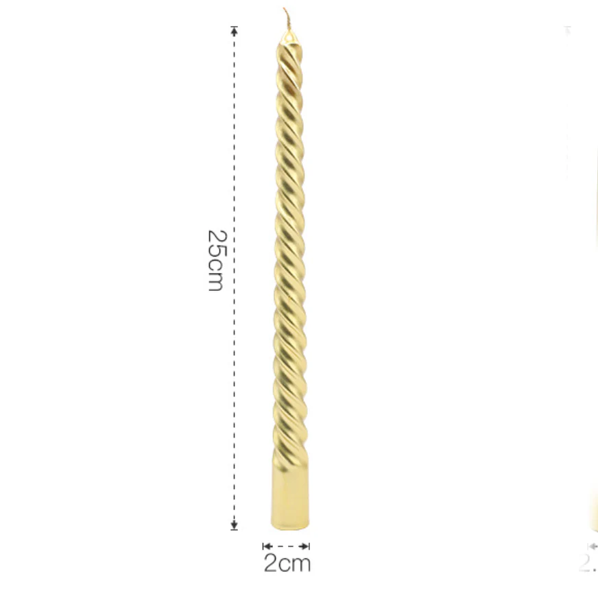 Spiral Taper Candle Set of 4 - Image 16
