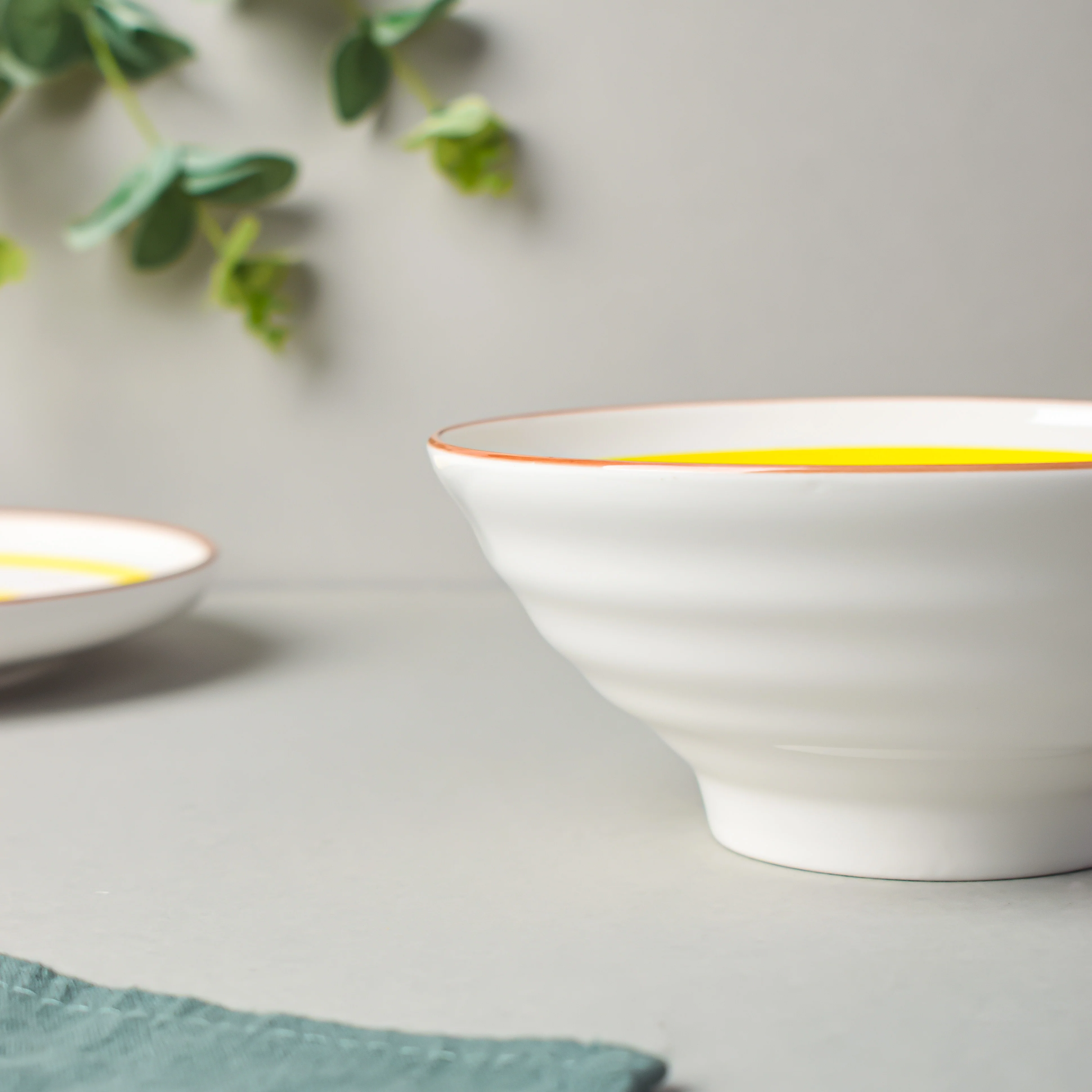 Spiral Yellow 22 Piece Dinner Set For 6 - Image 15