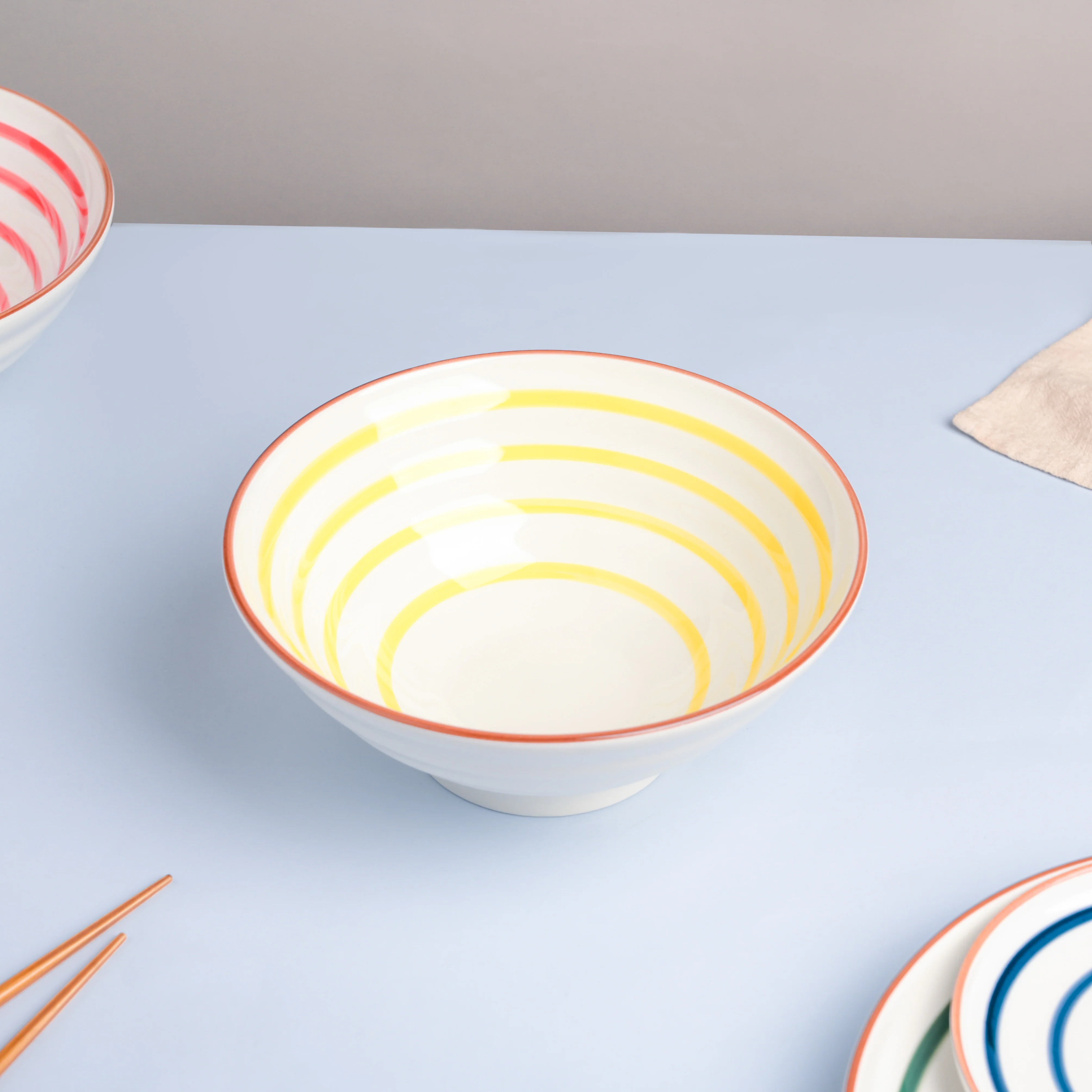Spiral Yellow 22 Piece Dinner Set For 6 - Image 16