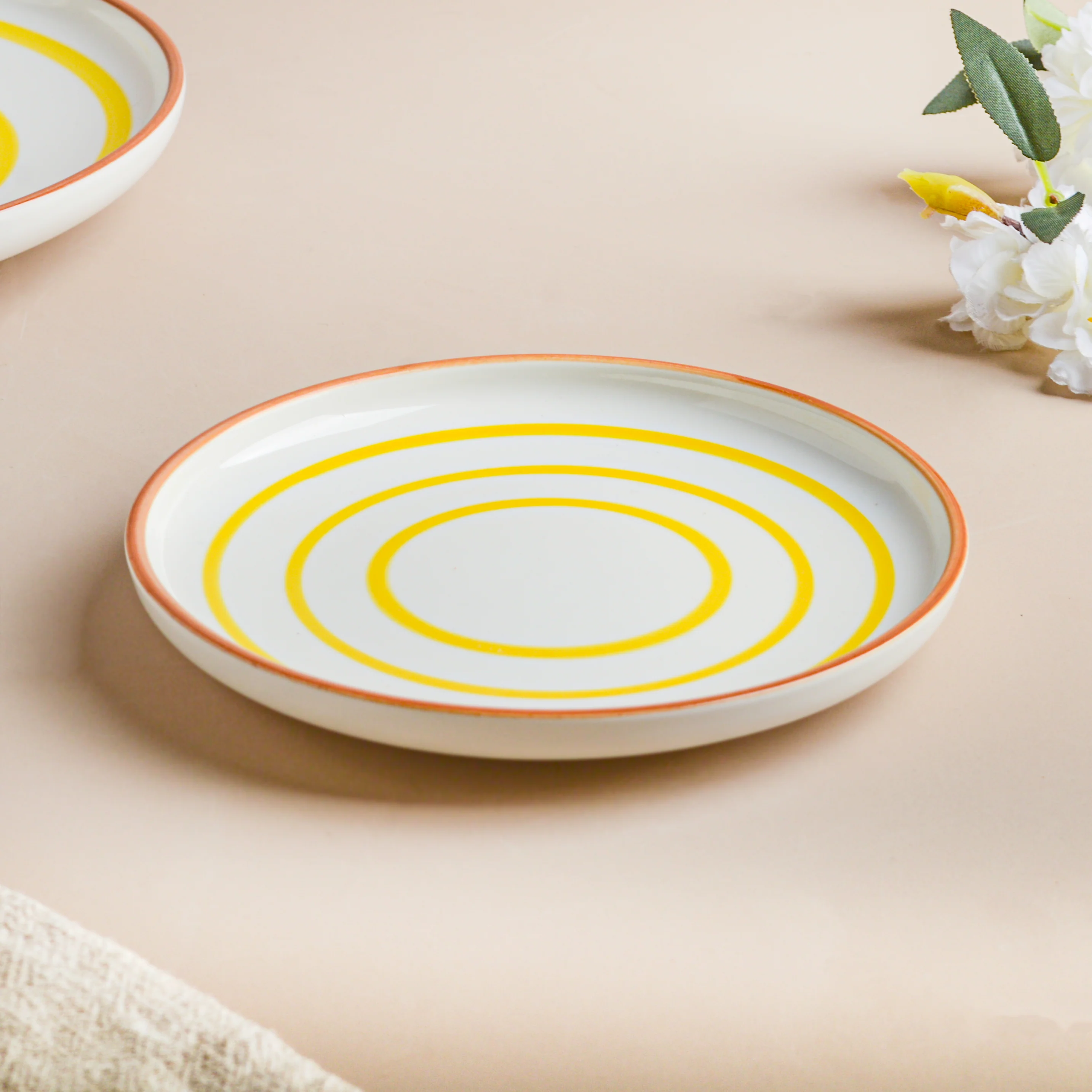 Spiral Yellow 22 Piece Dinner Set For 6 - Image 9