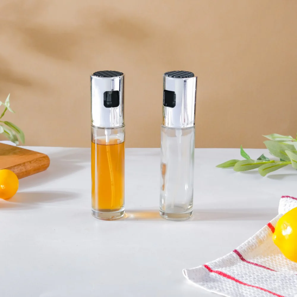Spray Bottle Silver Set Of 2