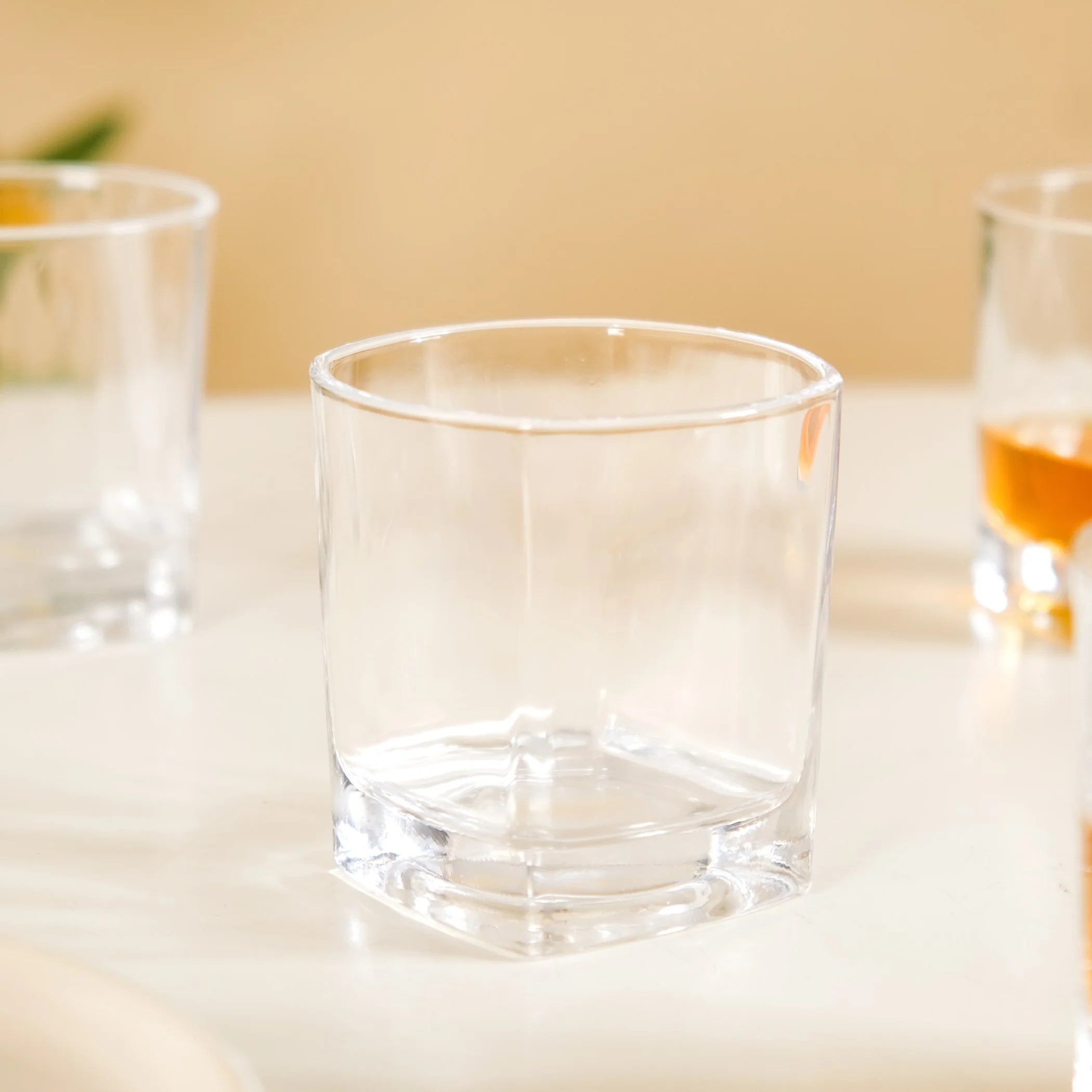 Square Base Whiskey Glass Set Of 6 250ml - Image 3
