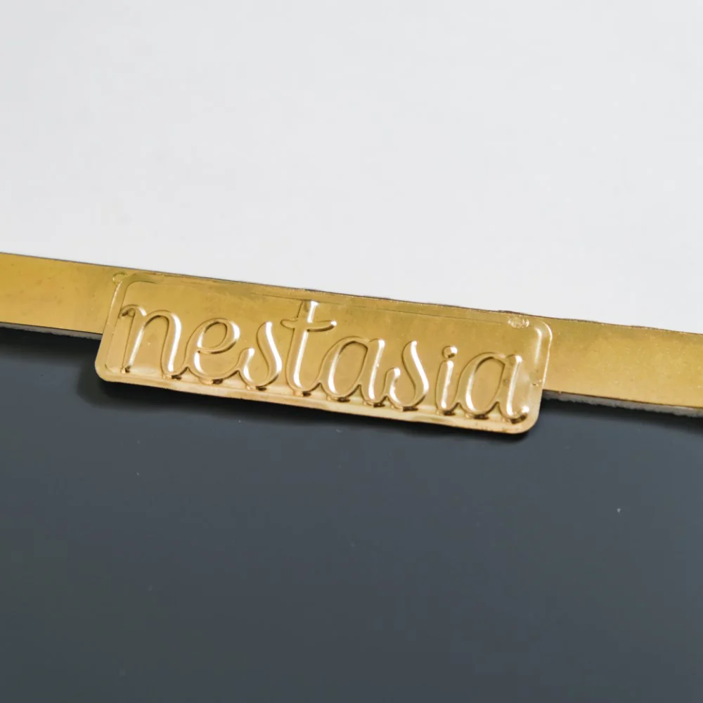 Square Decorative Mirror Tray Gold Large - Image 13