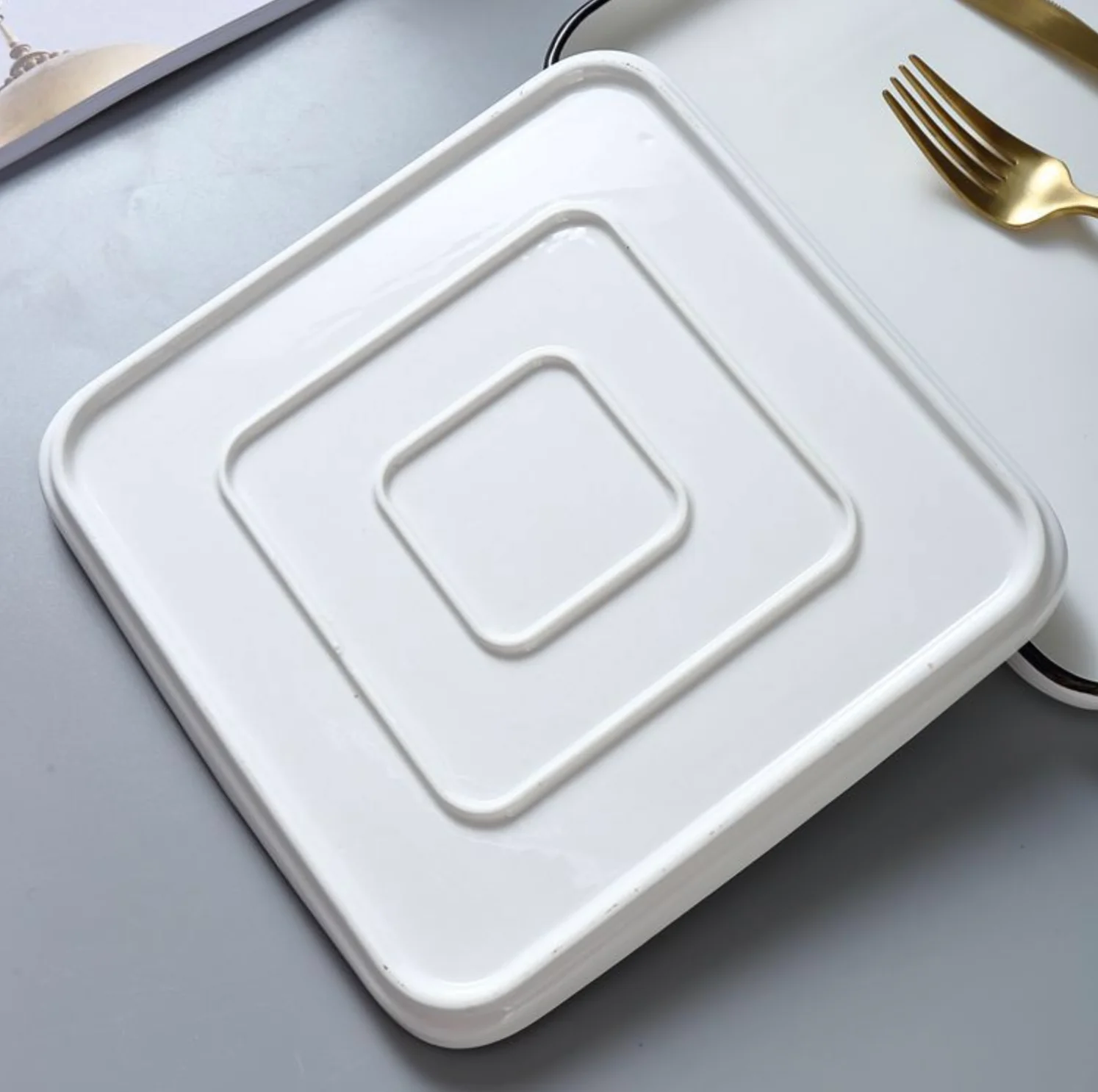 Square Dinner Plate - Image 8