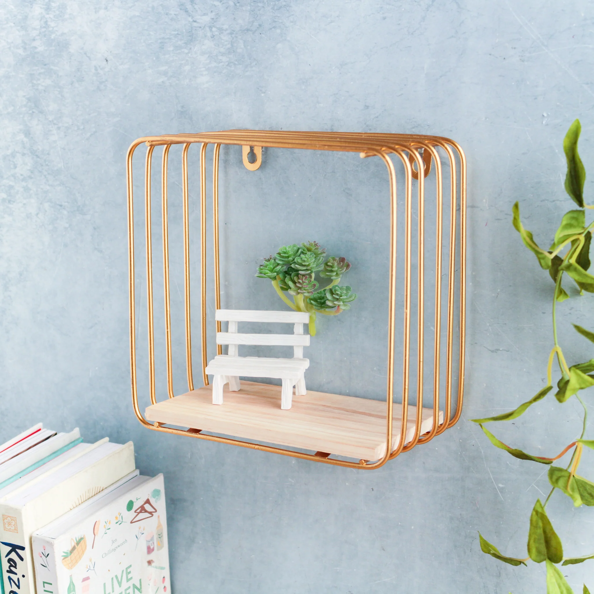 Square Metal Shelf - Image 3