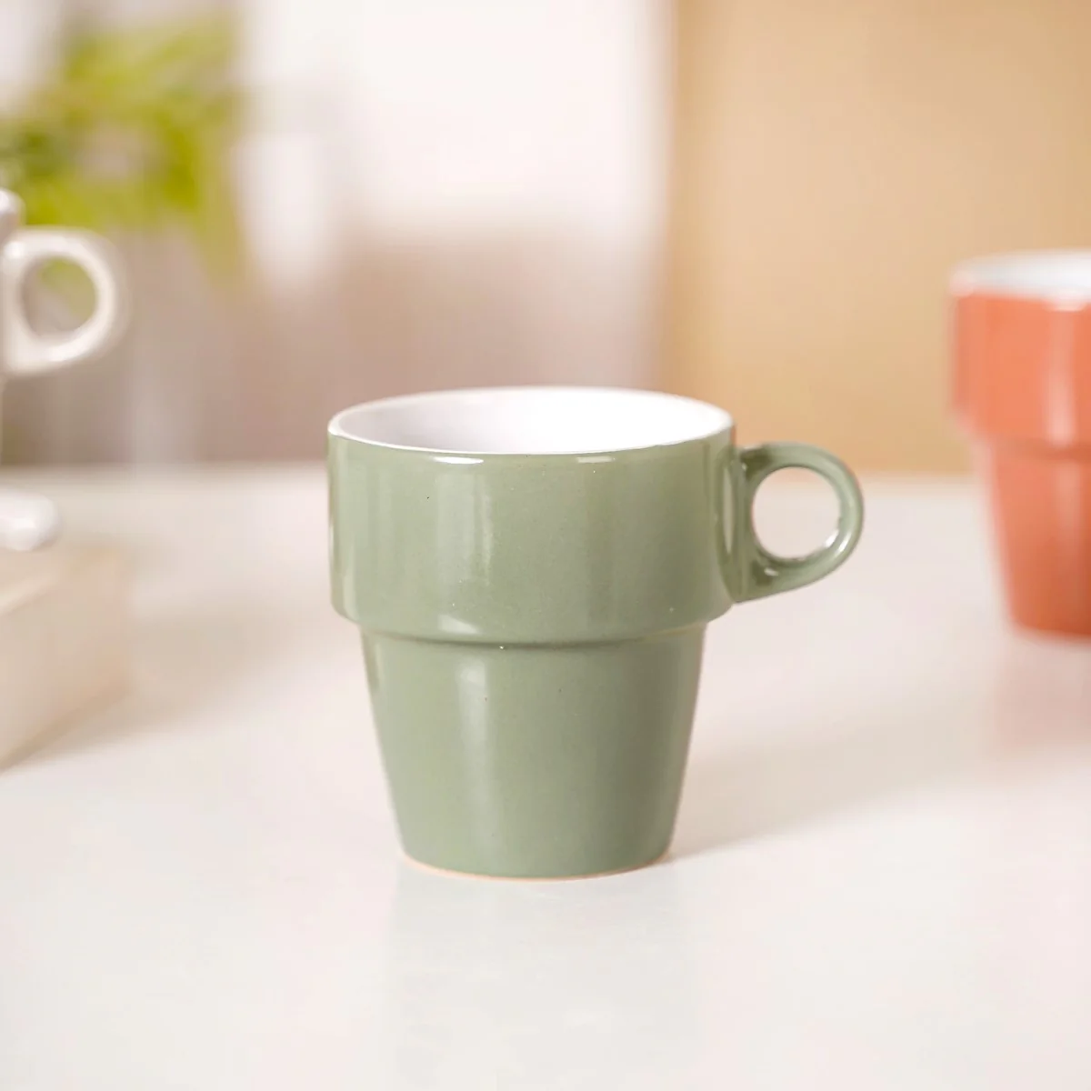 Stackable Cups Set of 6 Multicolour With Box 250ml - Image 13