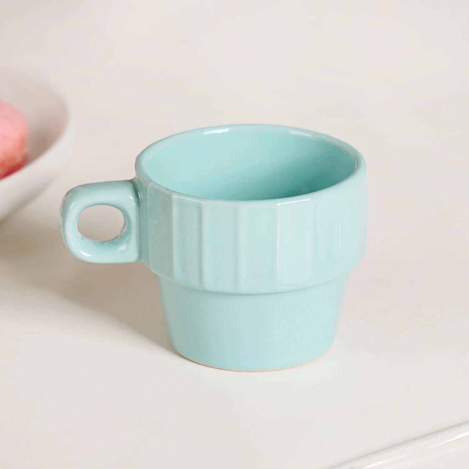 Stackable Mini Tea Cup Set Of 6 Kaori Sunset Hues 90ml - Image 11