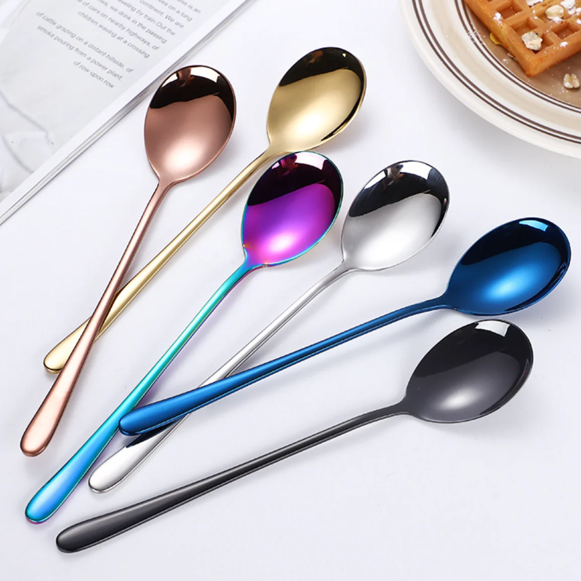 Stainless Steel Fork And Spoon Set - Image 10