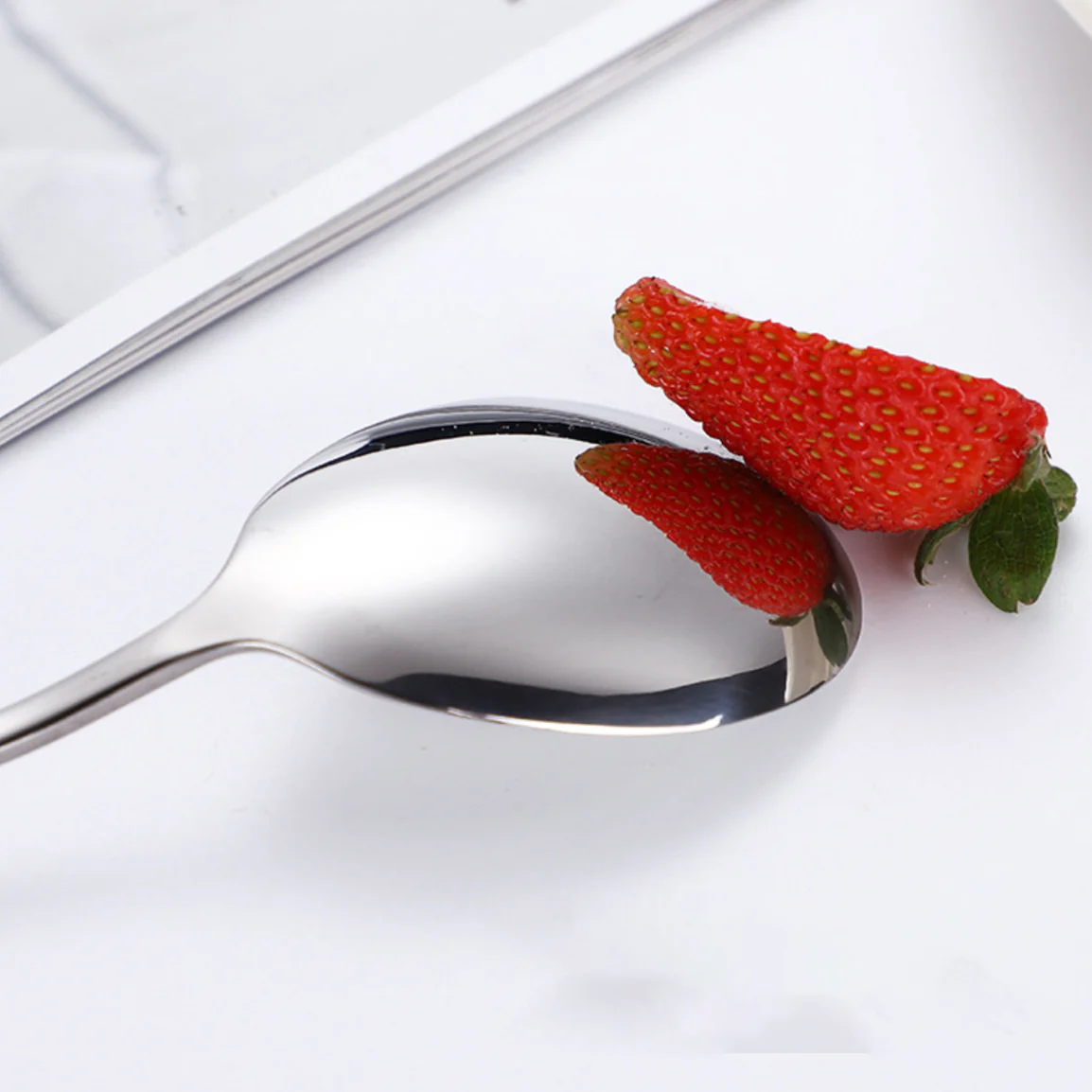 Stainless Steel Fork And Spoon Set - Image 4