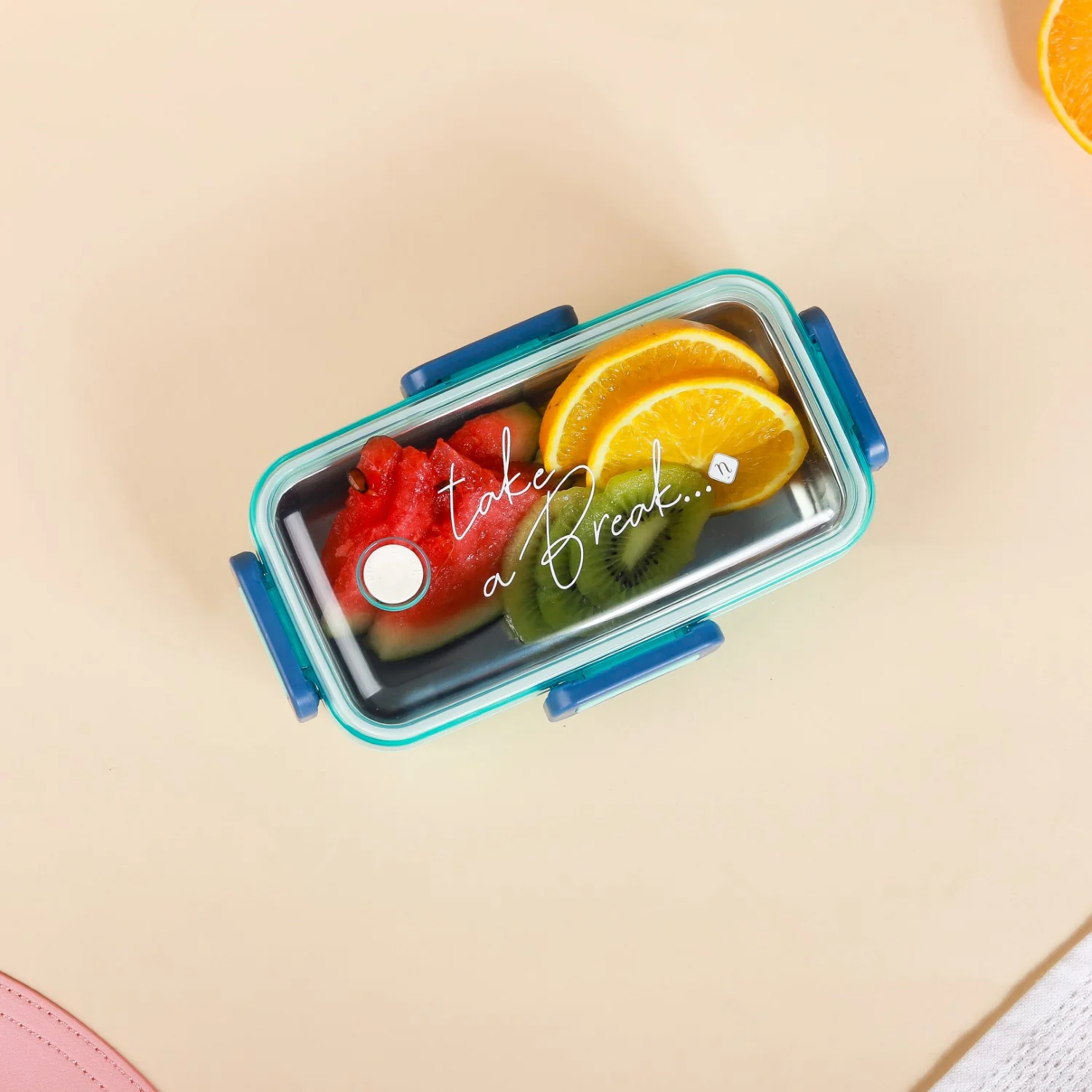 Stainless Steel Lunch Box Small Mint 530ml - Image 14