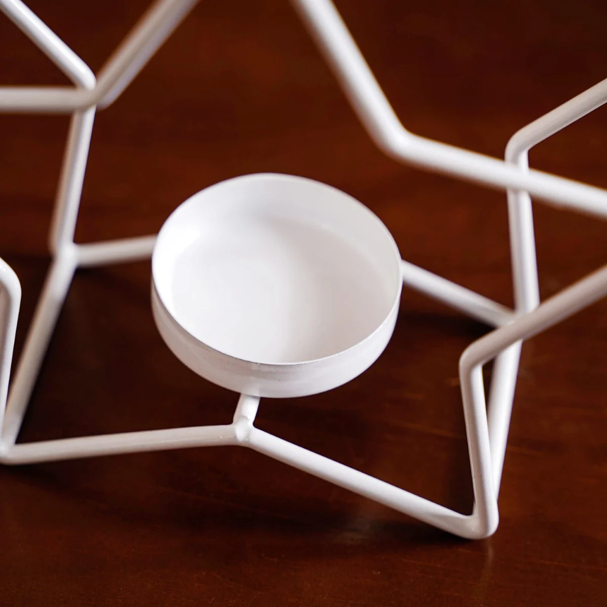 Star Candle Holder Set of 2 Off White - Image 6