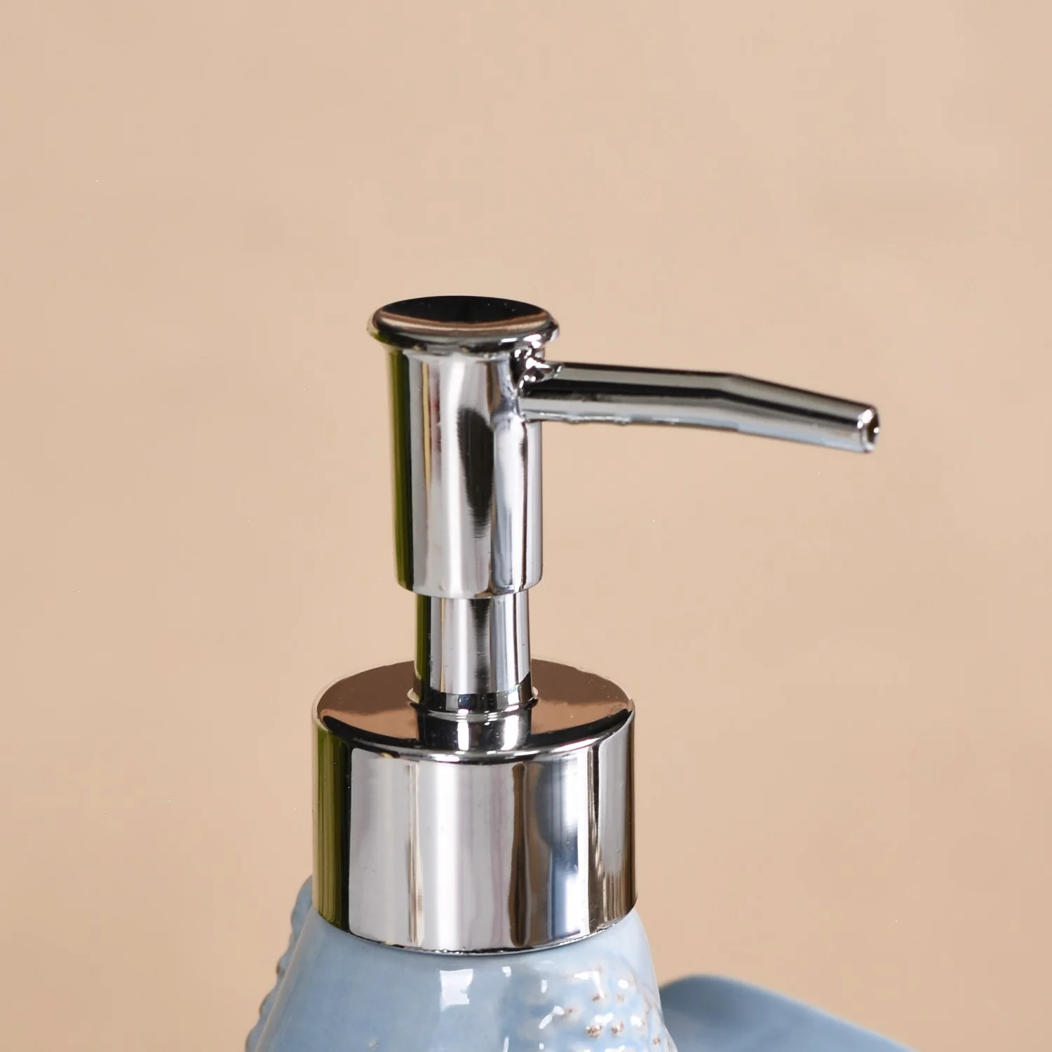 Starfish Ceramic Soap Dispenser Blue - Image 6