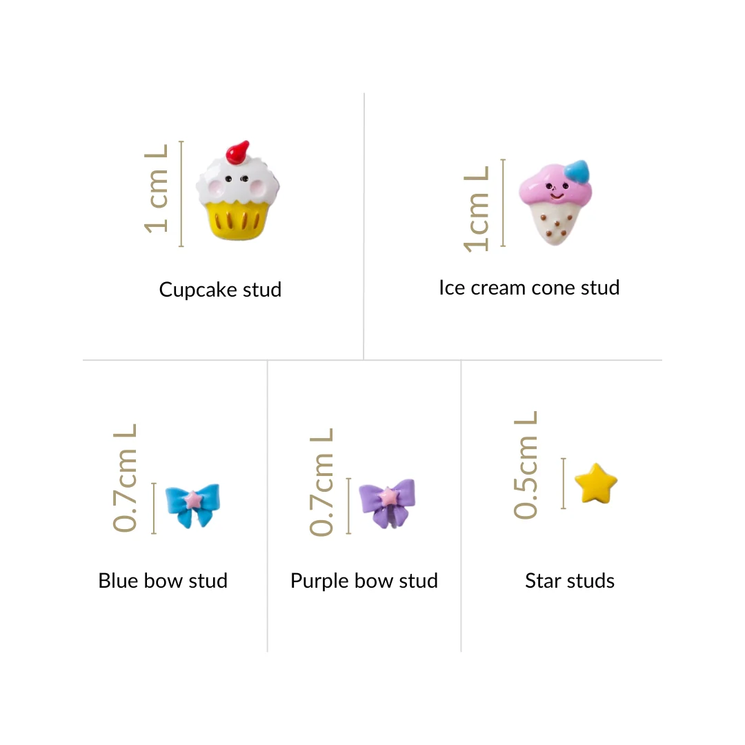 Starry Cuteness Fancy Studs Set Of 3 - Image 3