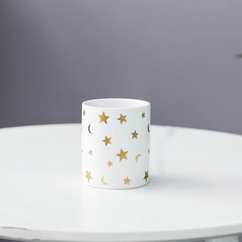 Stars and Moons White Ceramic Organiser - Image 7