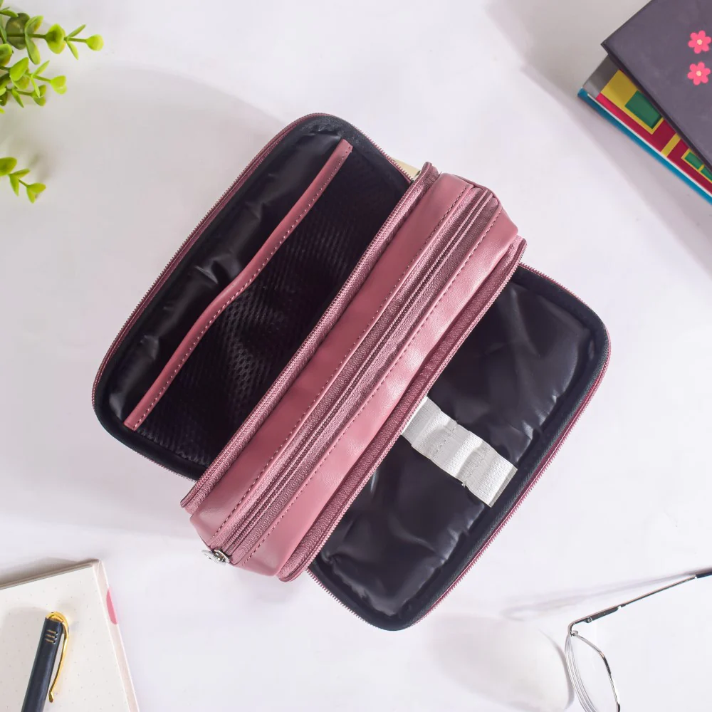 Stationery Storage Pouch Pink - Image 3