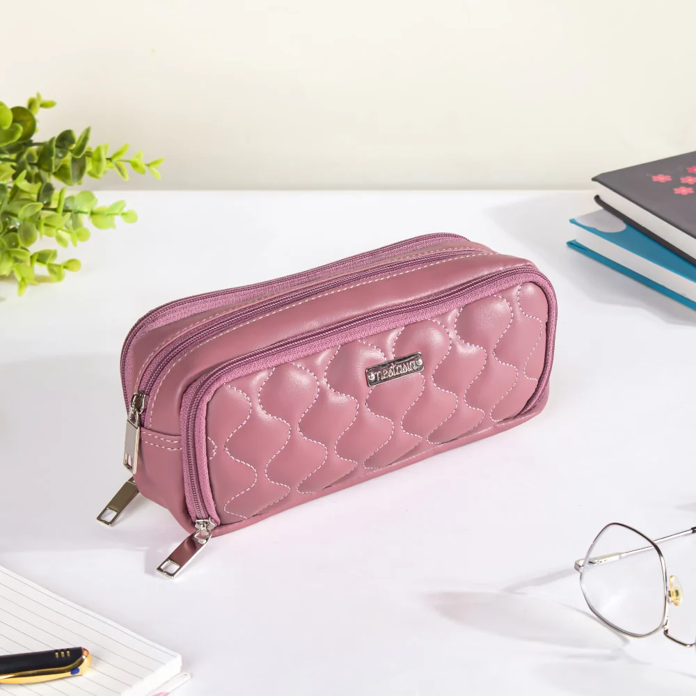Stationery Storage Pouch Pink - Image 4