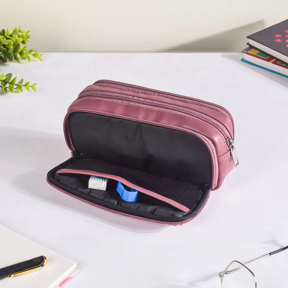 Stationery Storage Pouch Pink - Image 8