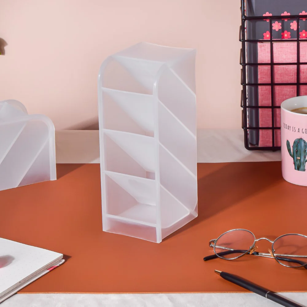 Stationery Table Organiser White Set Of 2 - Image 6