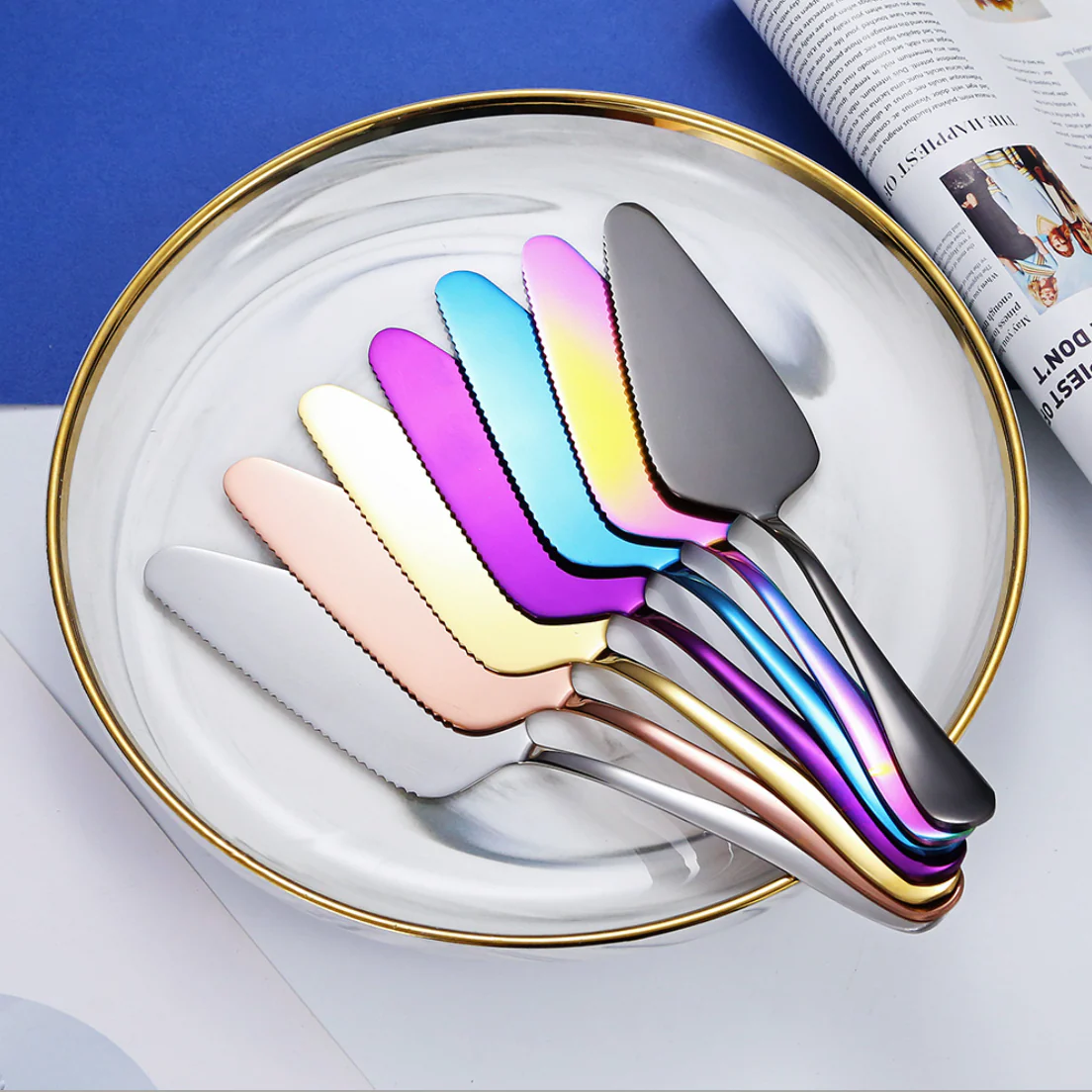 Steel Cake Server