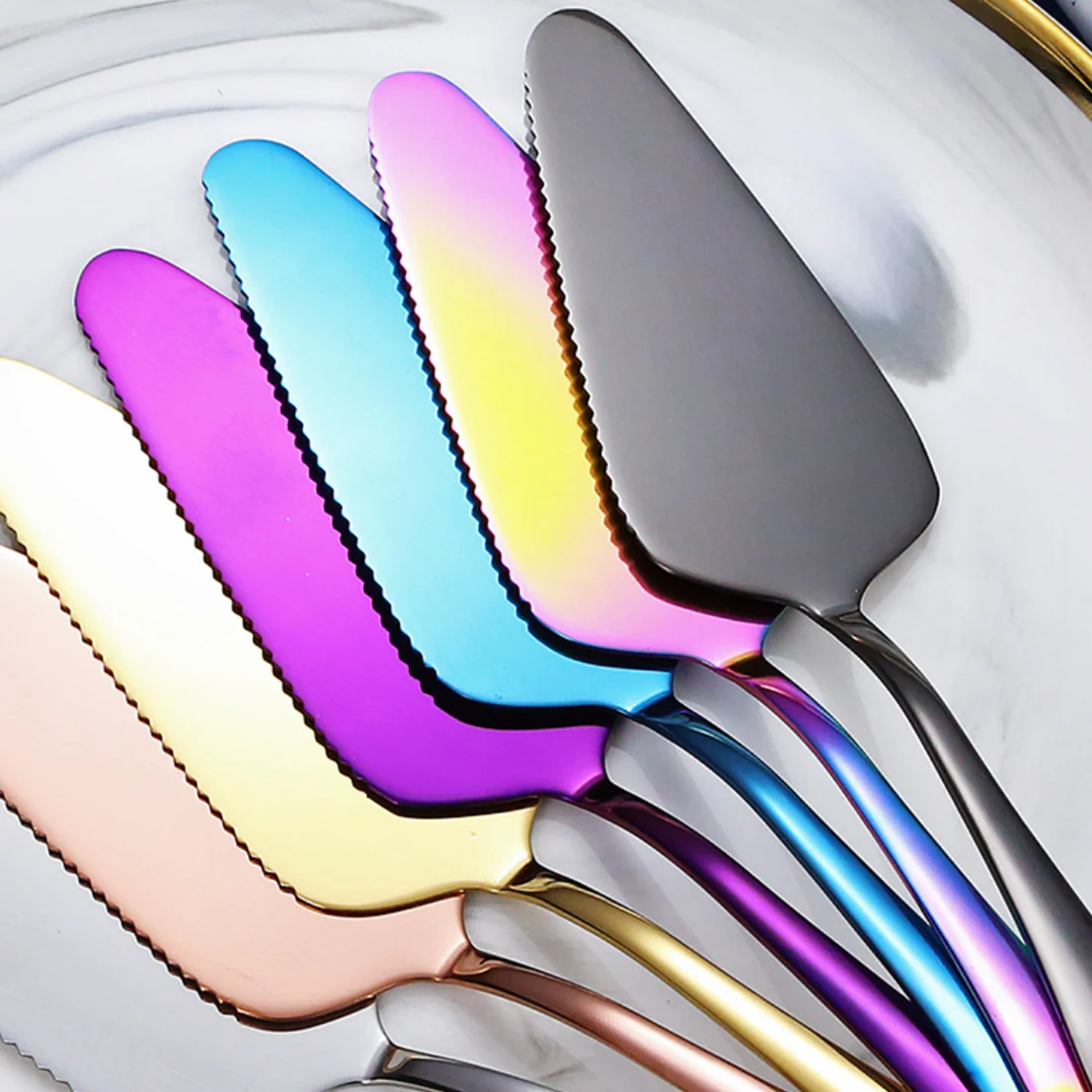 Steel Cake Server - Image 4