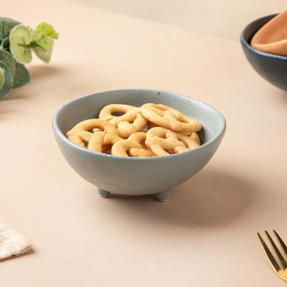 Steel Grey Dessert Bowl With Legs 100 ml - Image 4