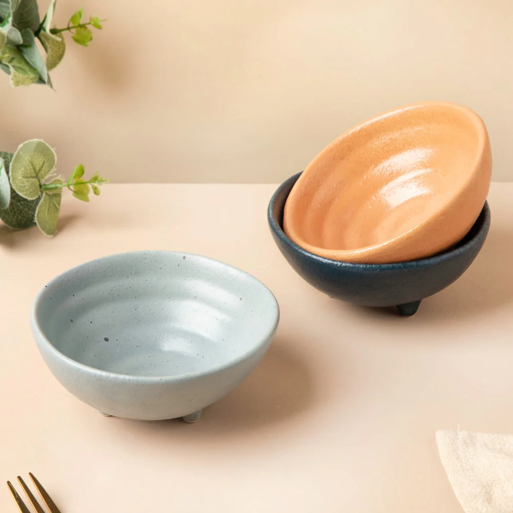 Steel Grey Dessert Bowl With Legs 100 ml - Image 6