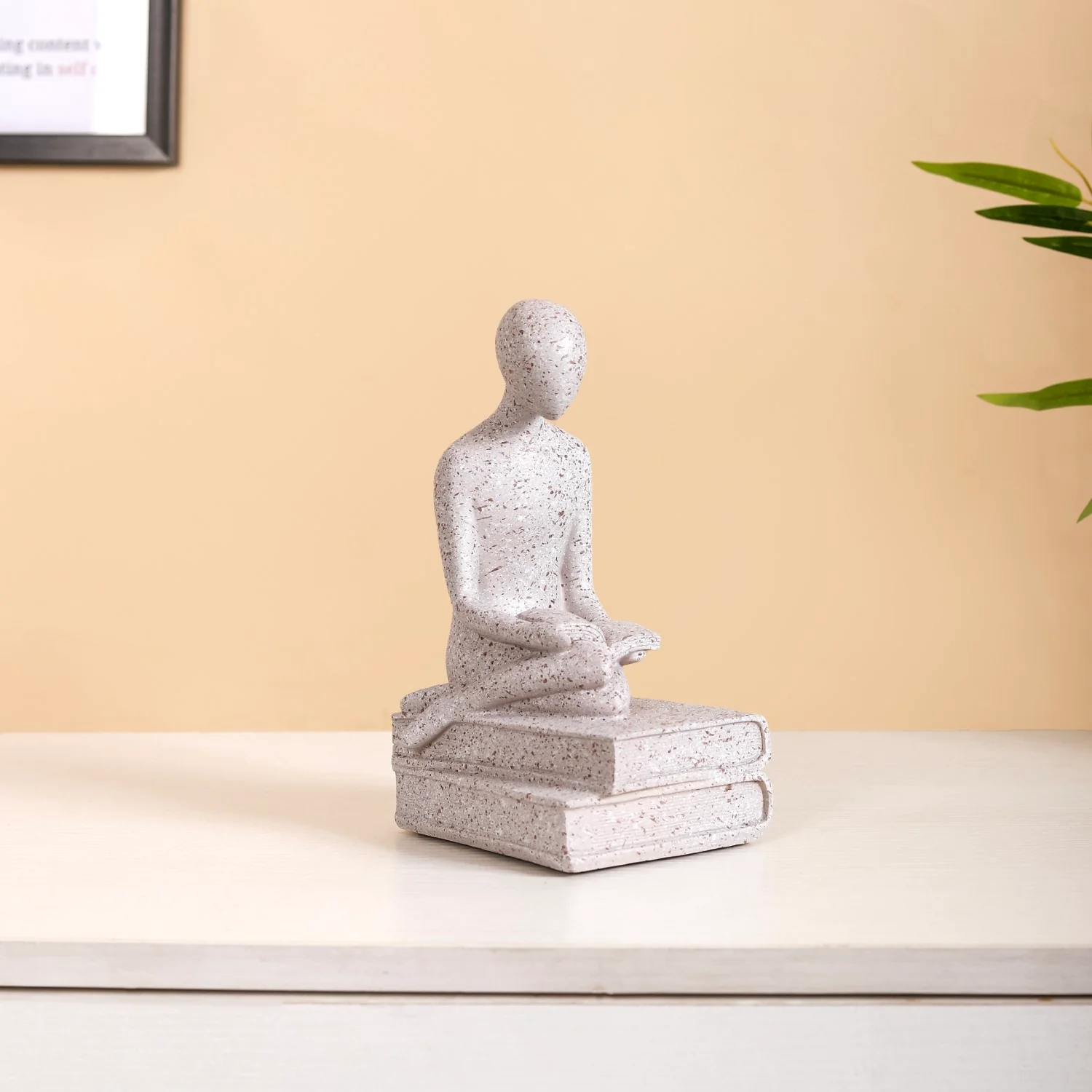 Stone Finish Sitting Statue Bookends - Image 6
