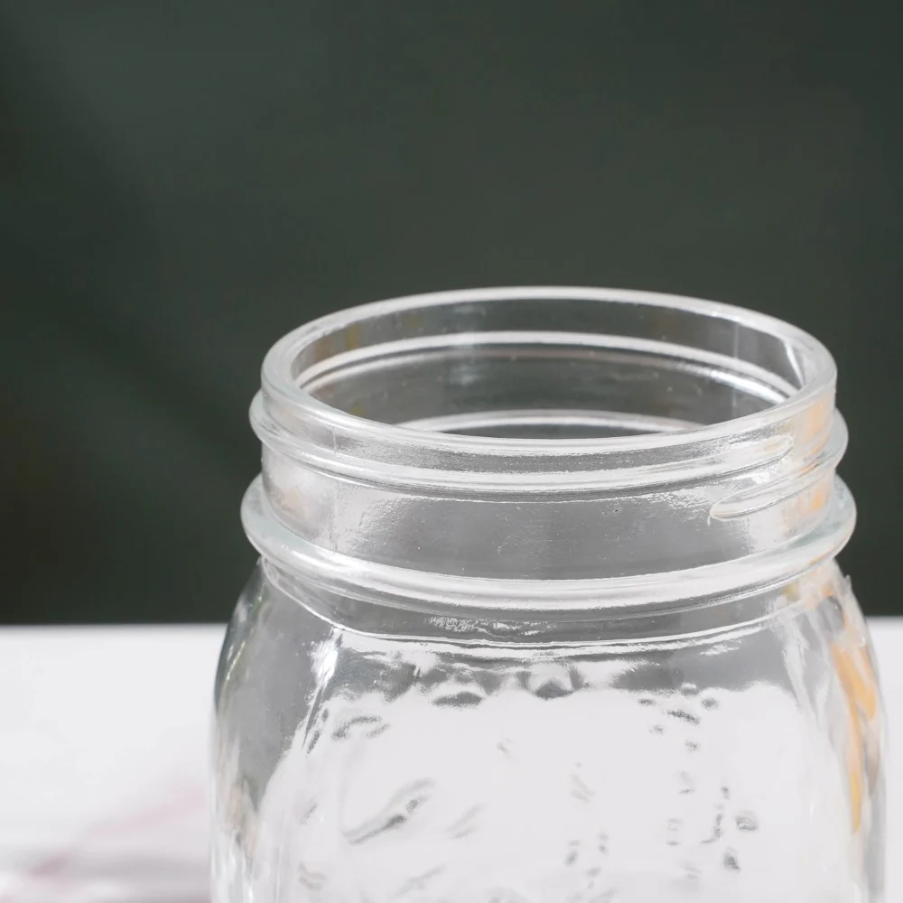 Storage Glass Jar With Gold Lid Set Of 6 450ml - Image 7