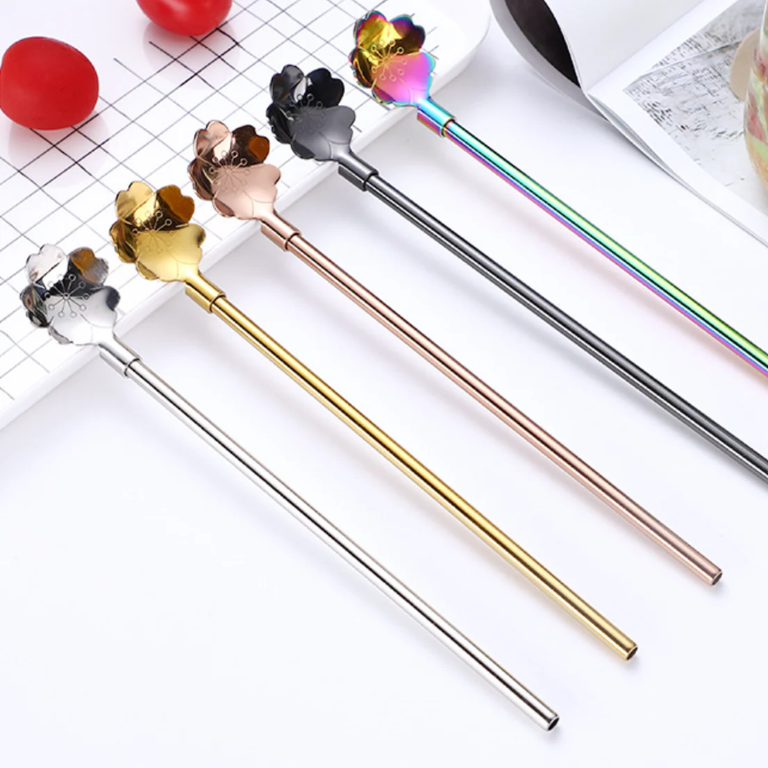 Straw Spoon Set of 2 - Image 10