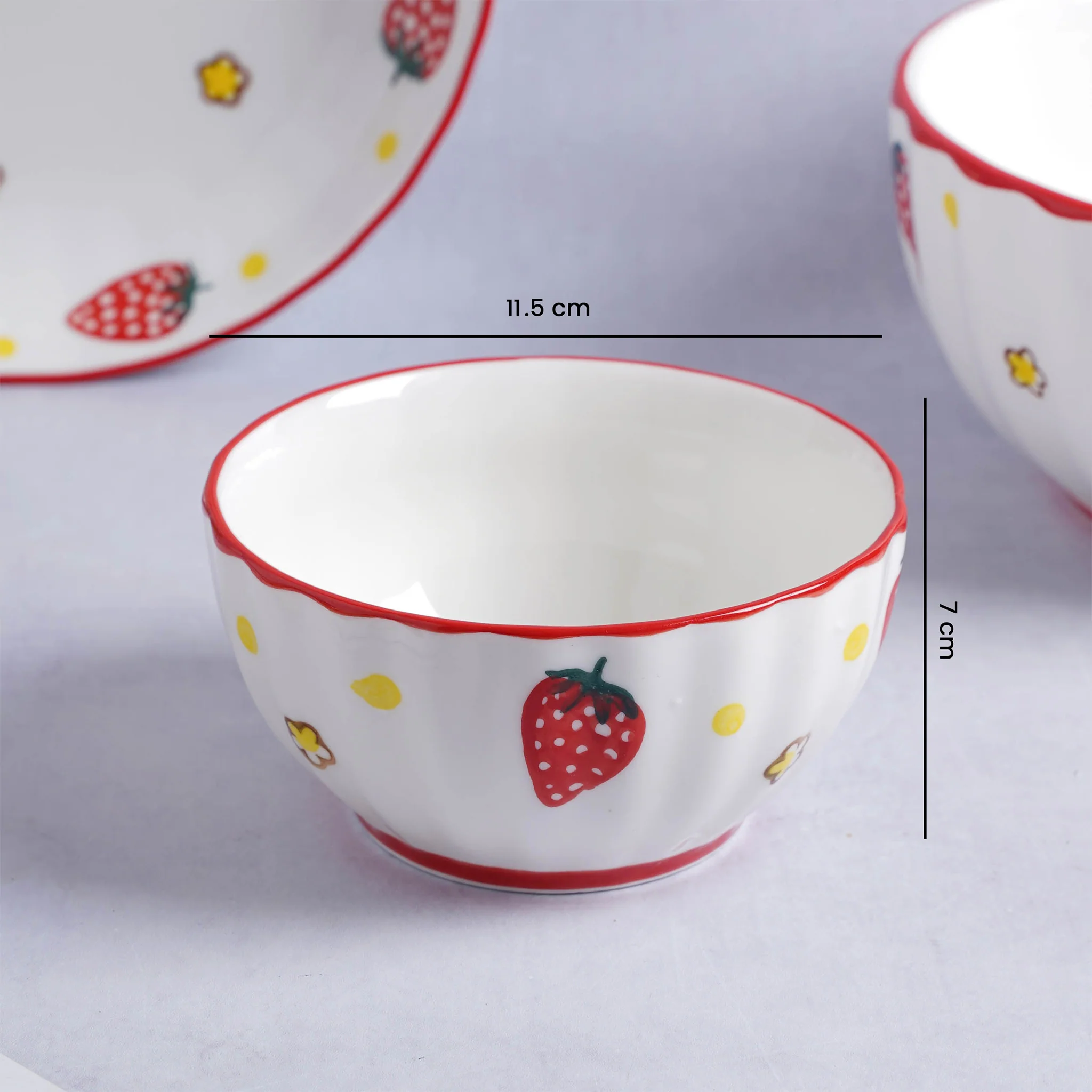 Strawberry 8 Piece Dinner Set For 2 - Image 7