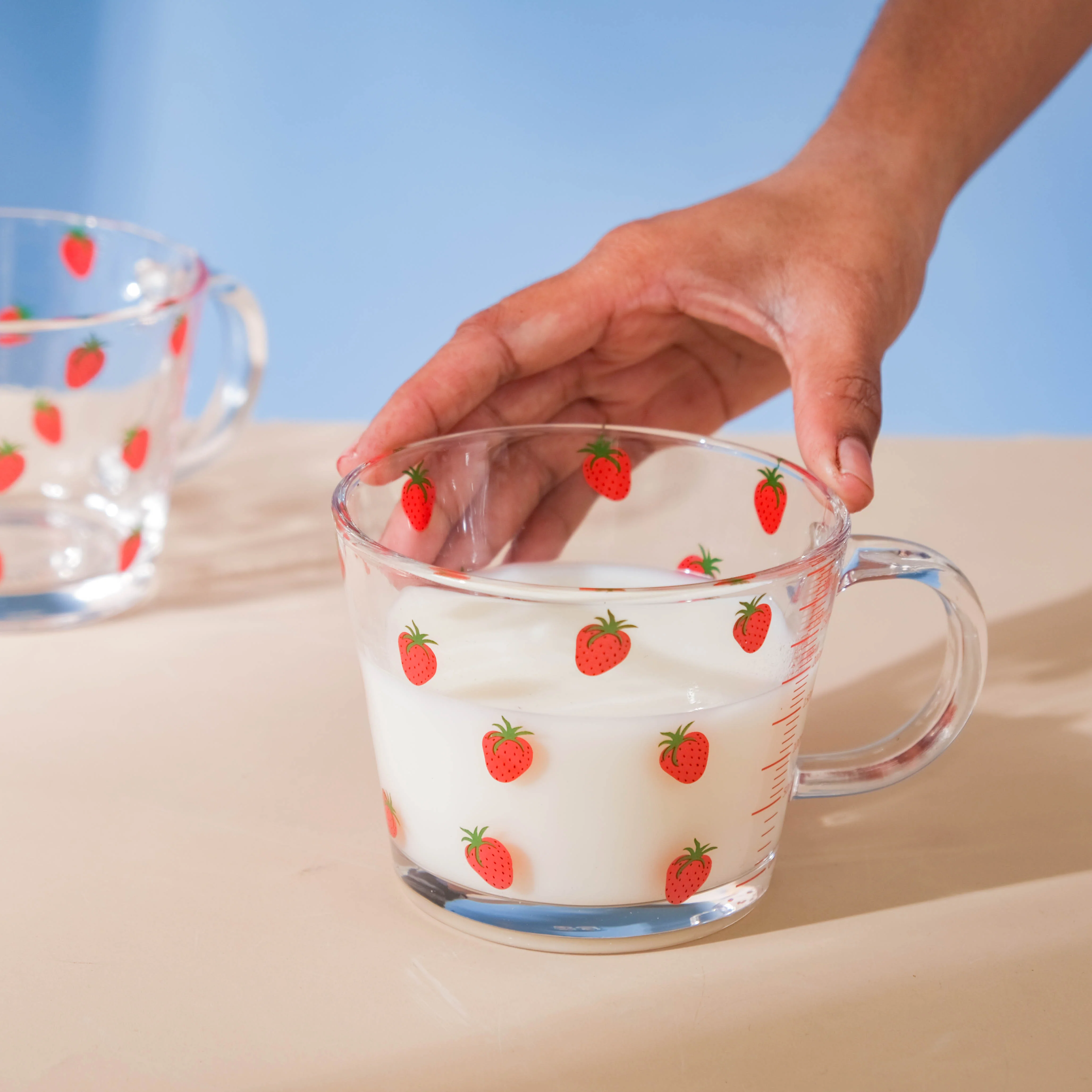 Strawberry Measuring Cup Set of 2 - Image 2