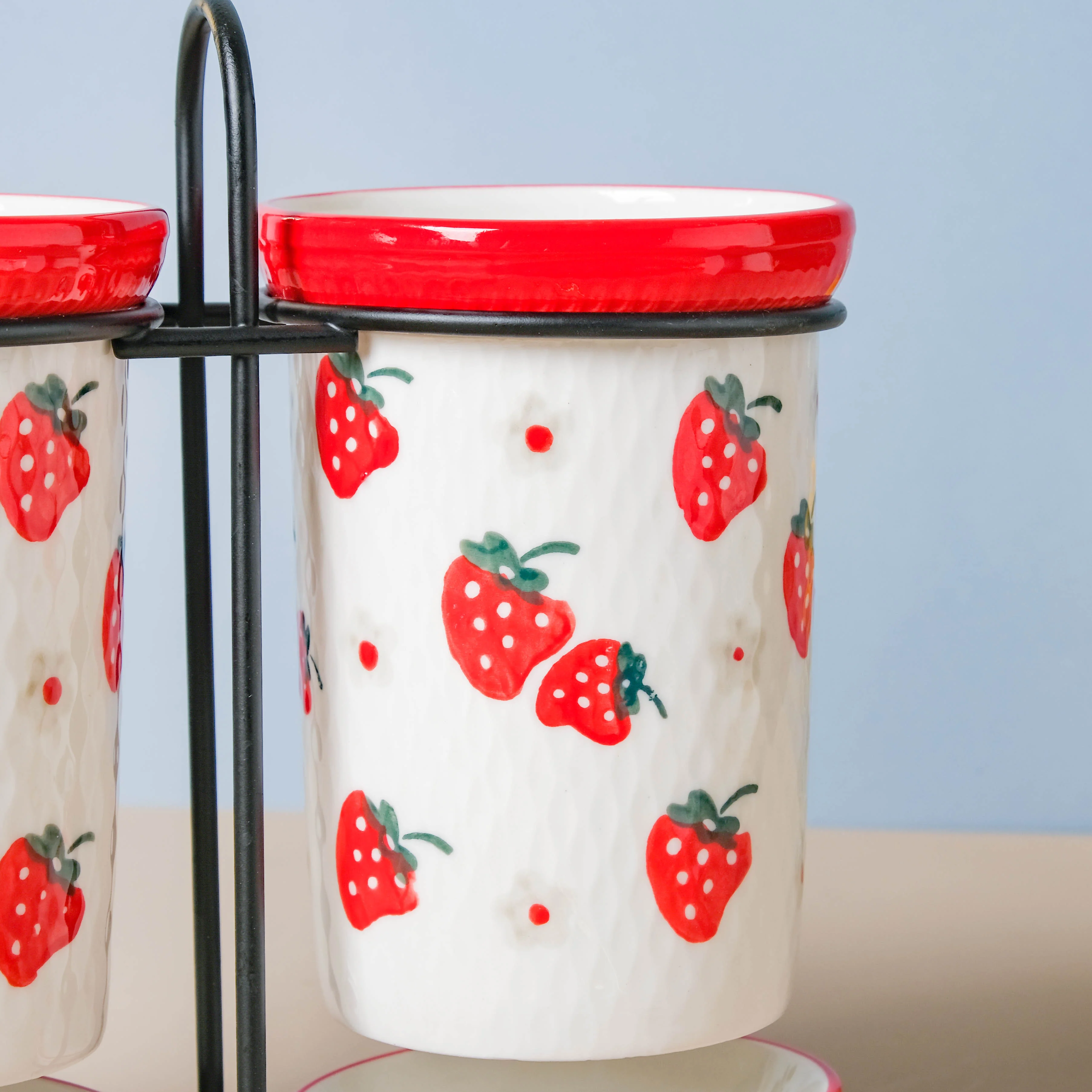 Strawberry Print Chopstick Holder Set of 2 - Image 8