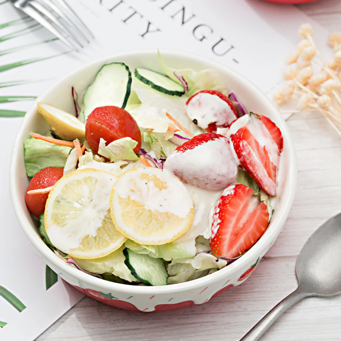 Strawberry Salad Bowls - Image 9