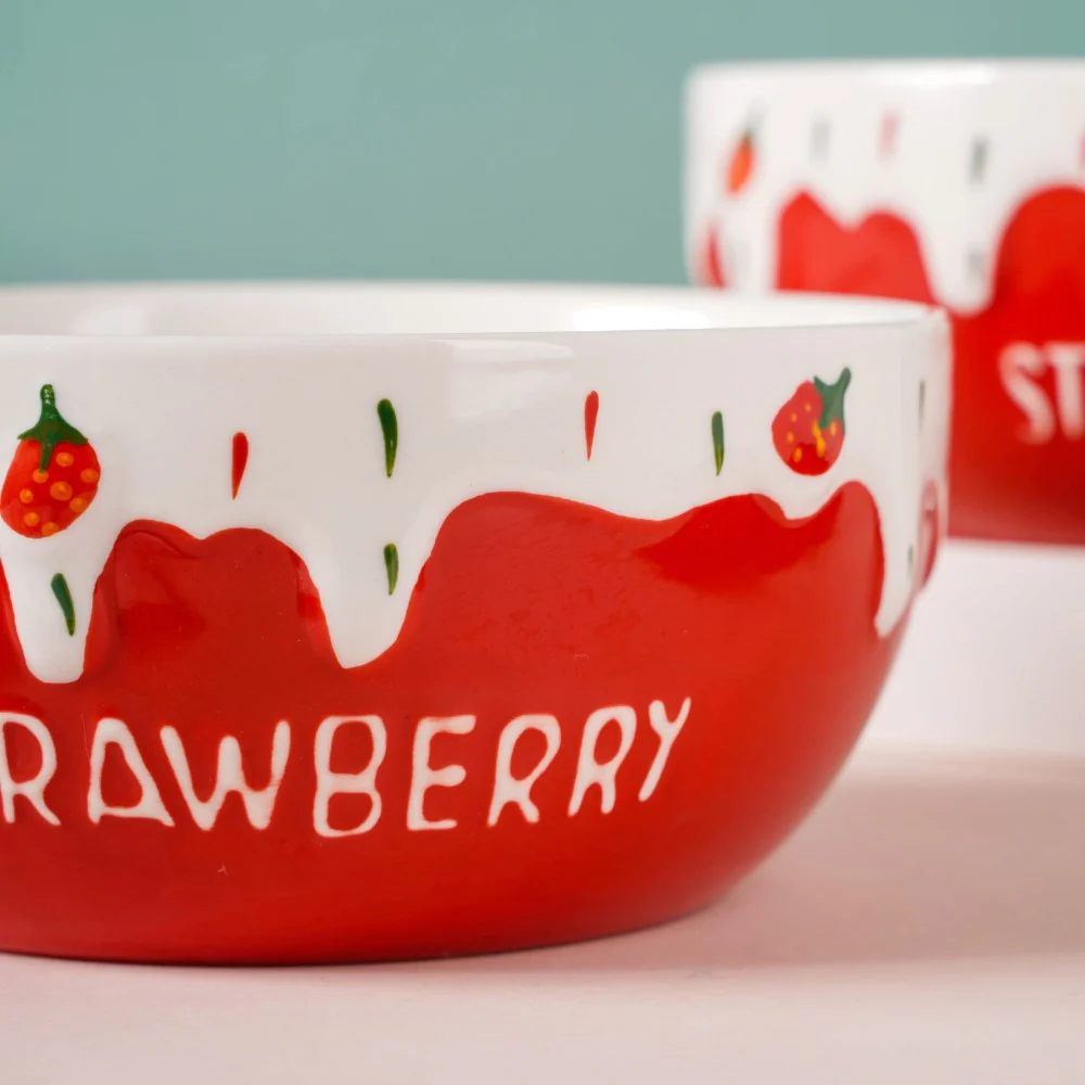 Strawberry Serving Bowl - Image 10