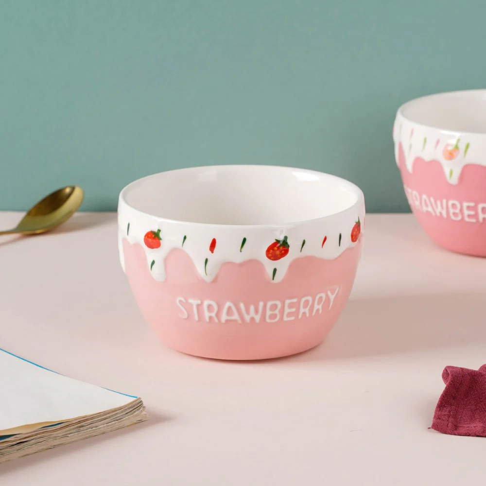 Strawberry Serving Bowl - Image 5