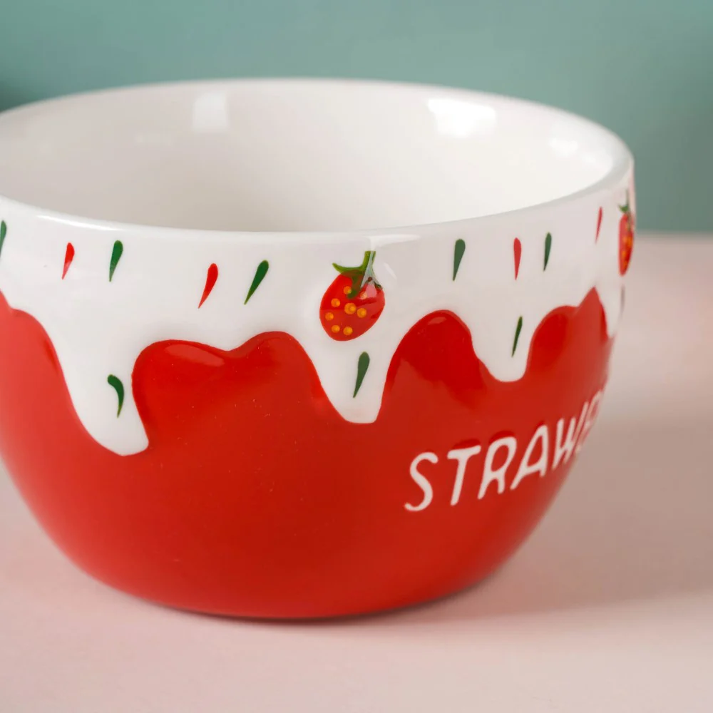 Strawberry Serving Bowl - Image 8