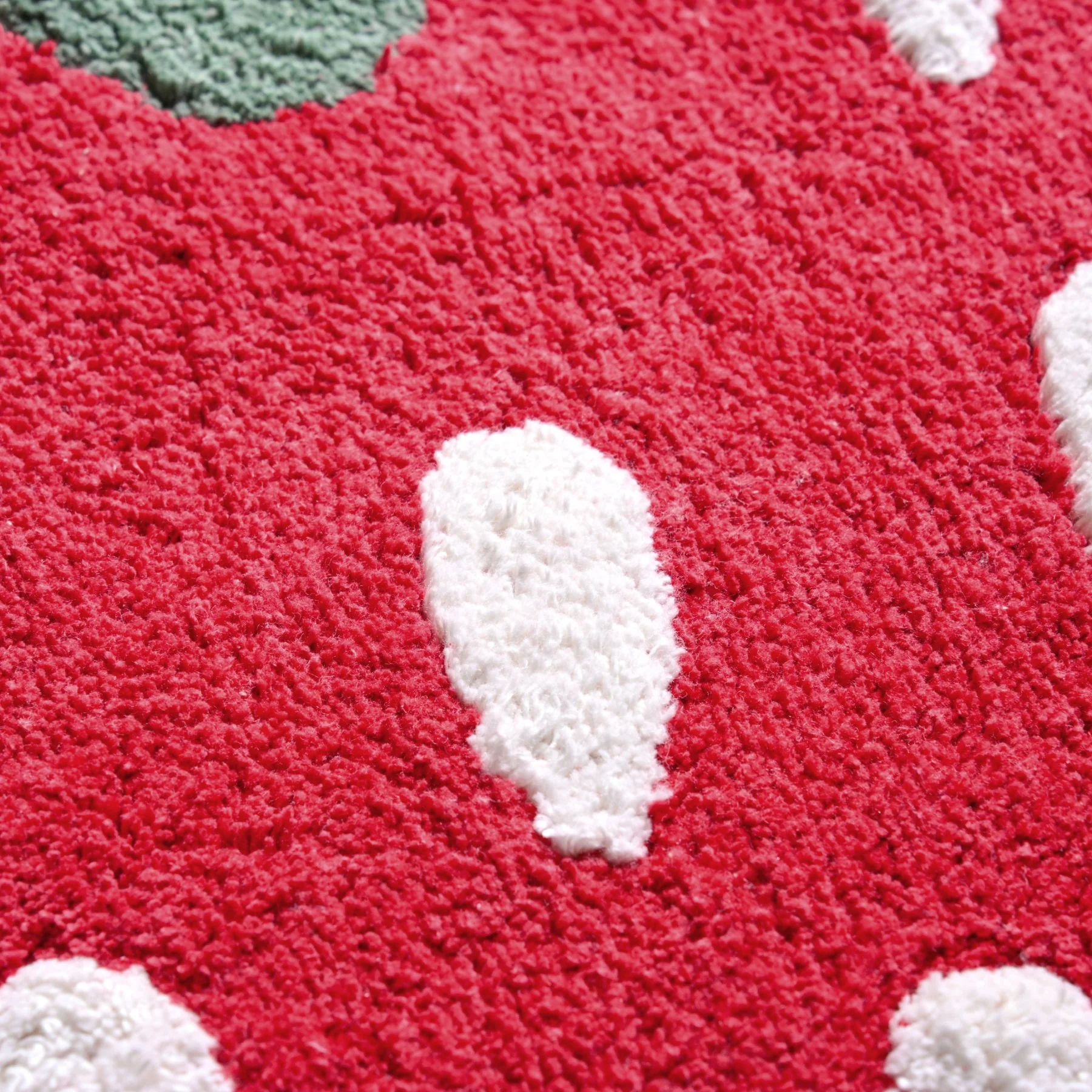 Strawberry Cotton Anti Slip Floor Mat 74x62cm - Image 6
