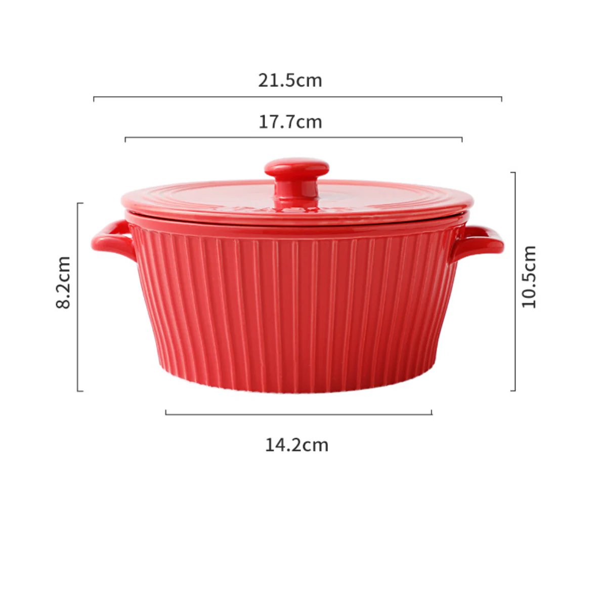 Striped Cooking Pot with Lid - Image 14