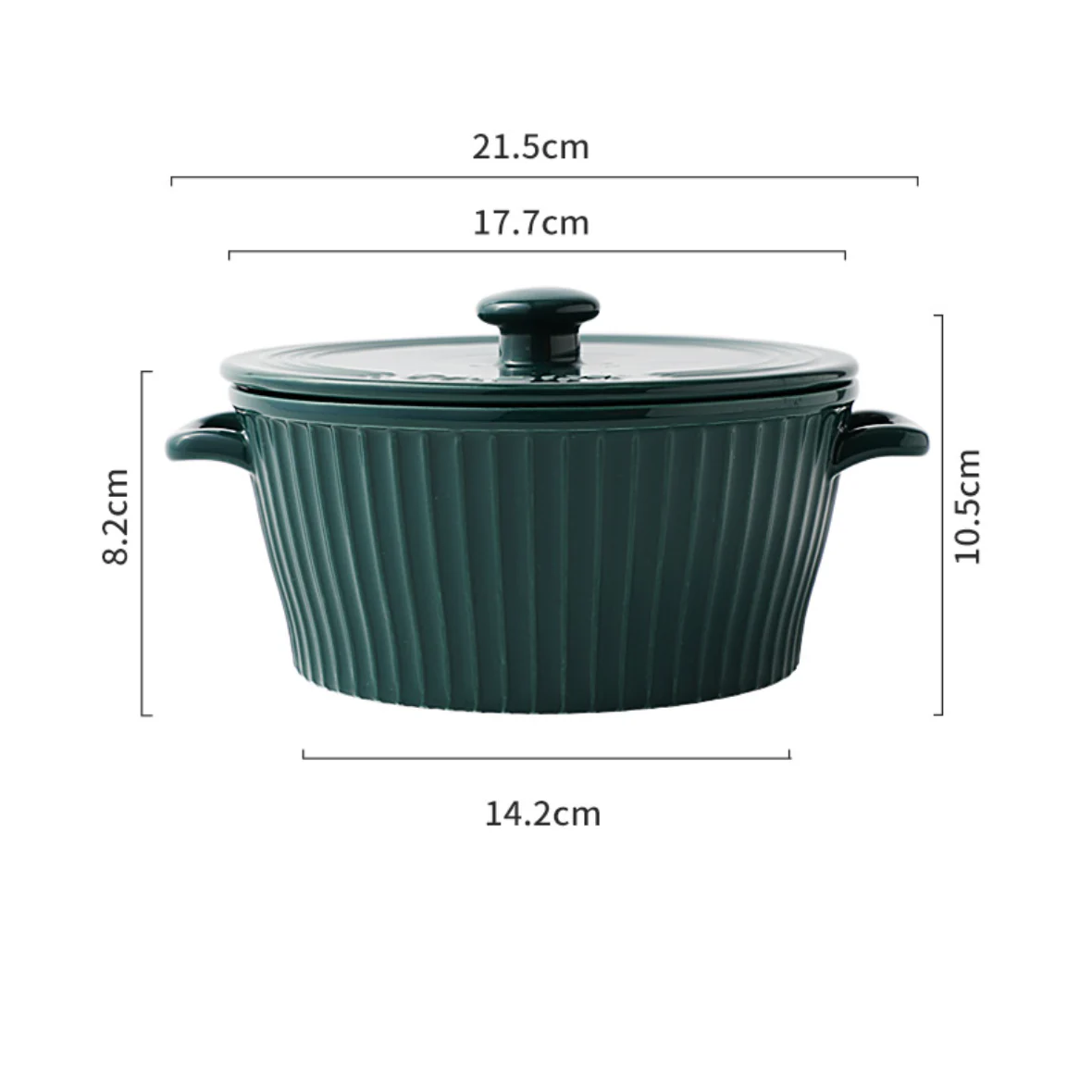 Striped Cooking Pot with Lid - Image 16