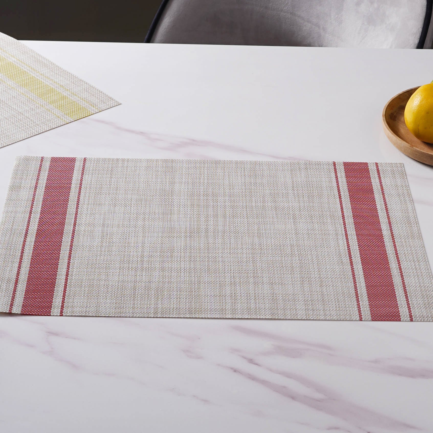 Striped Table Mat Set Of 6 - Image 11