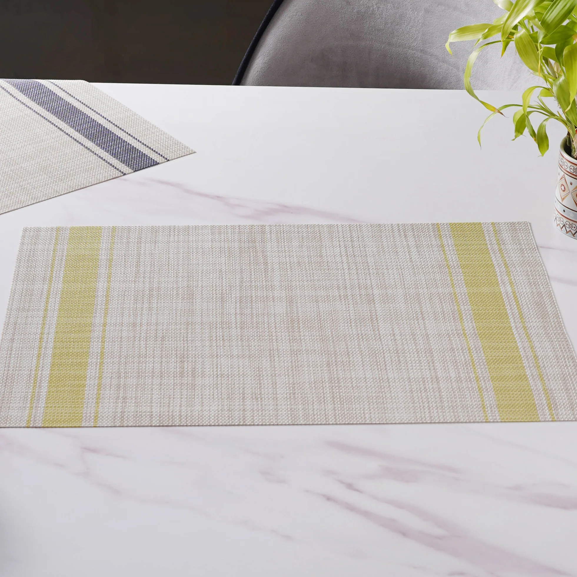 Striped Table Mat Set Of 6 - Image 9