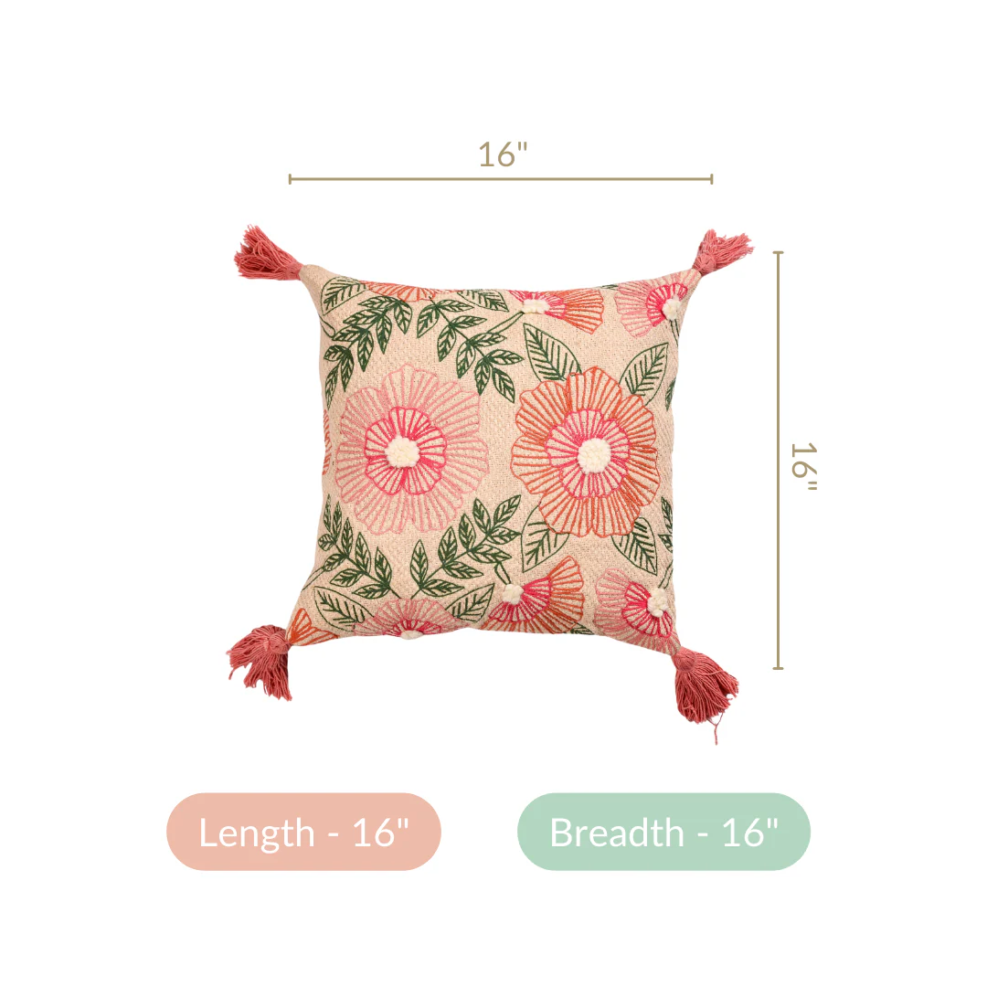 Subtle Spring Couch Cushion Cover 16x16 Inch - Image 5