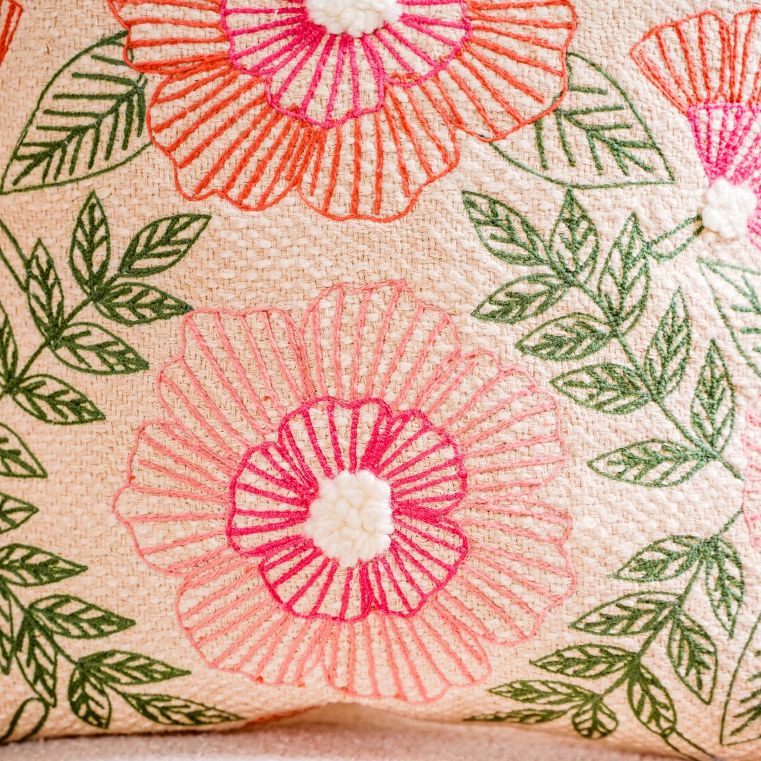 Subtle Spring Couch Cushion Cover 16x16 Inch - Image 6