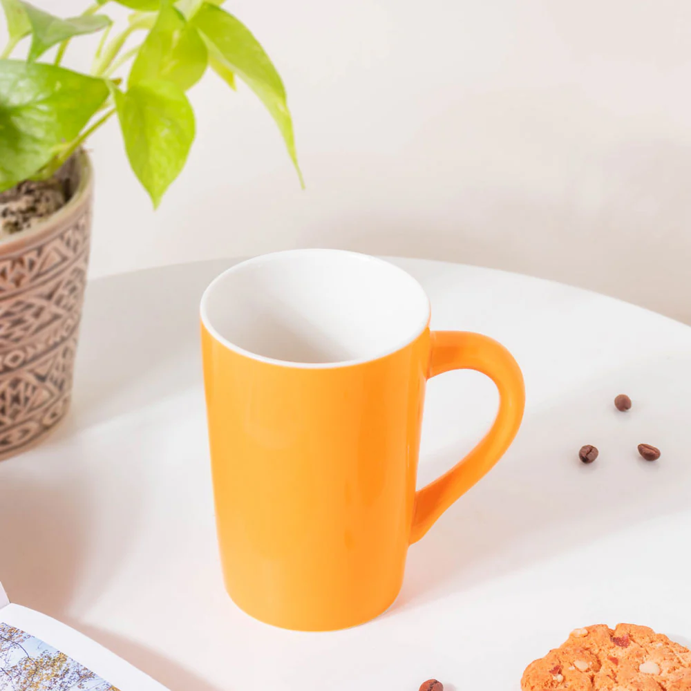 Sunflower Glossy Yellow Mug 350 ml - Image 4